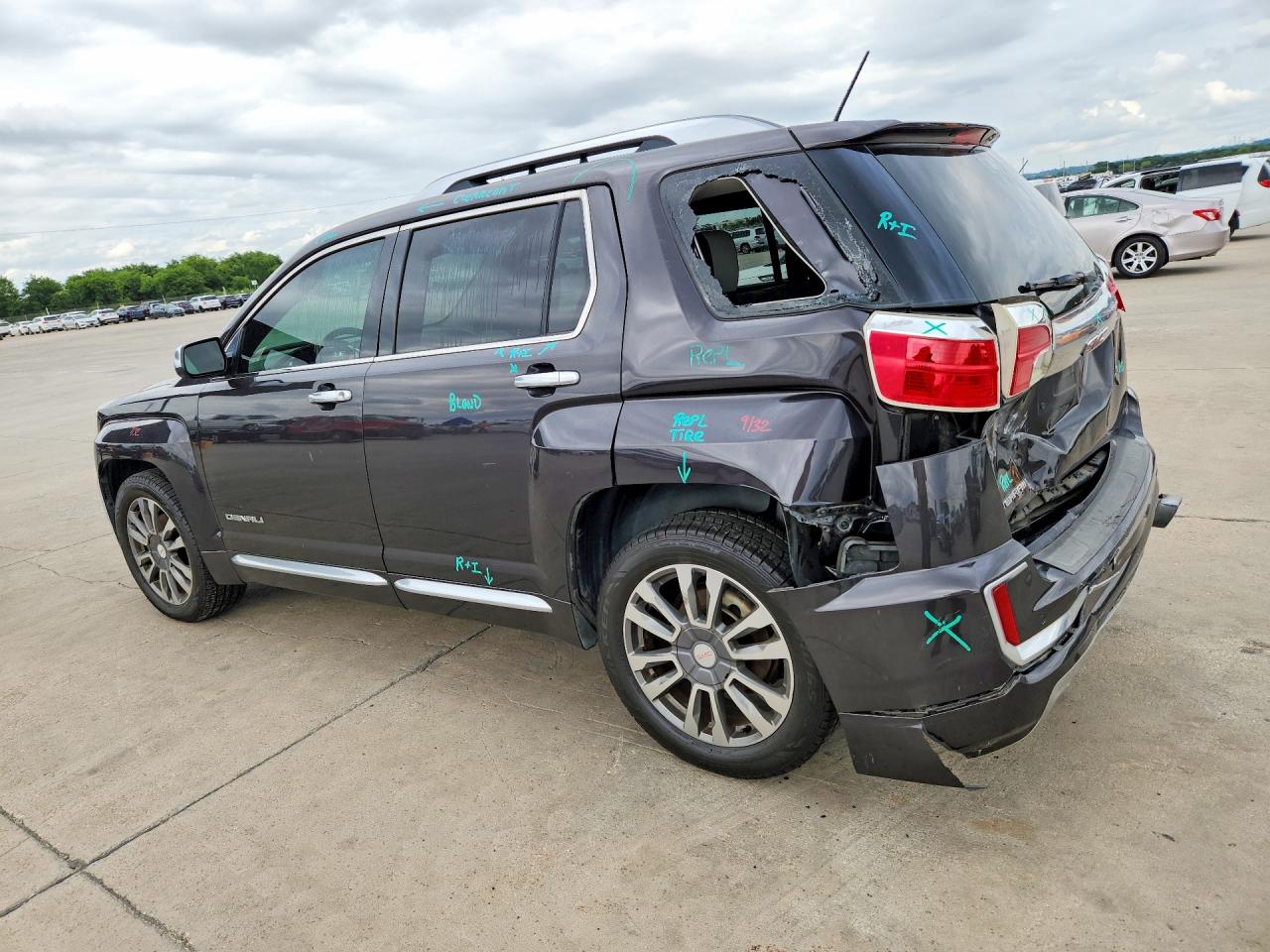 2016 Gmc Terrain Denali Gray vin: 2GKFLRE34G6352934