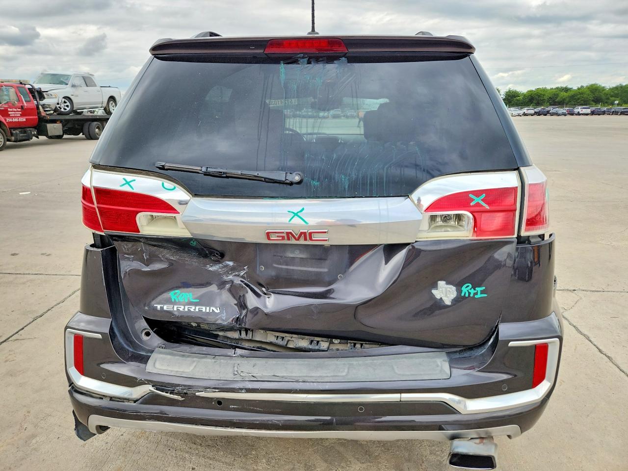2016 Gmc Terrain Denali Gray vin: 2GKFLRE34G6352934