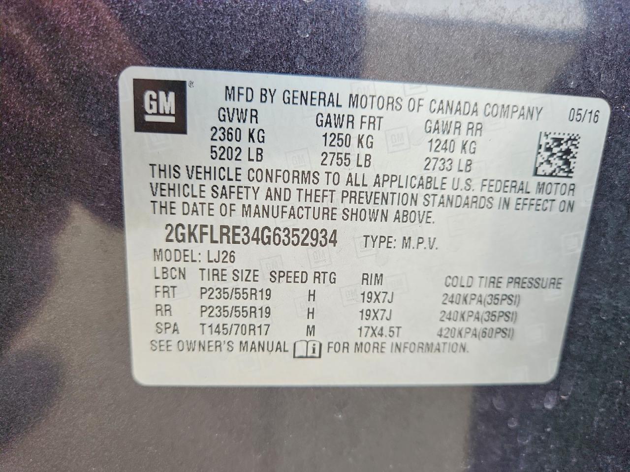 2016 Gmc Terrain Denali Gray vin: 2GKFLRE34G6352934