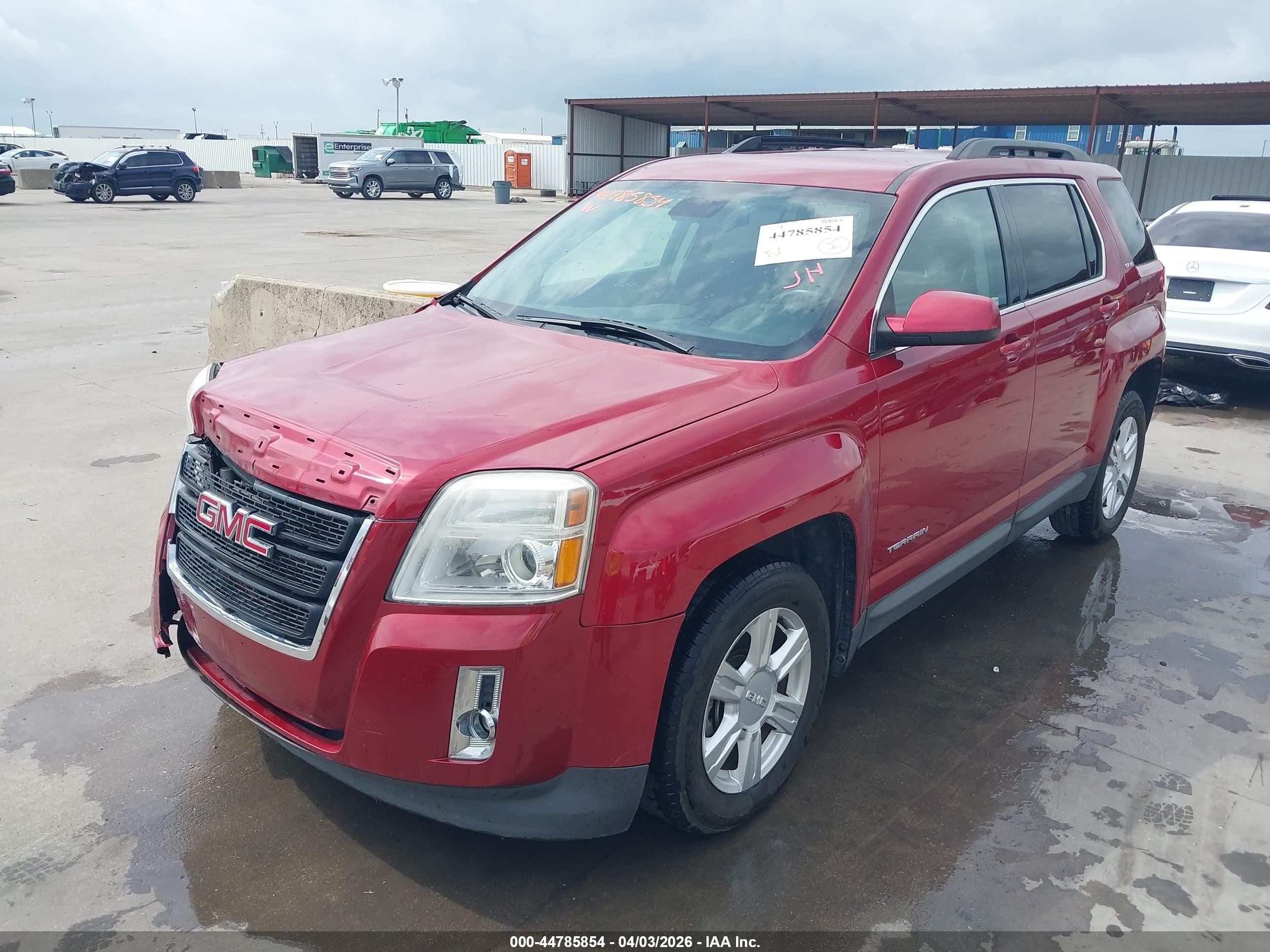 2014 Gmc Terrain Sle-2 Red vin: 2GKFLRE35E6279683