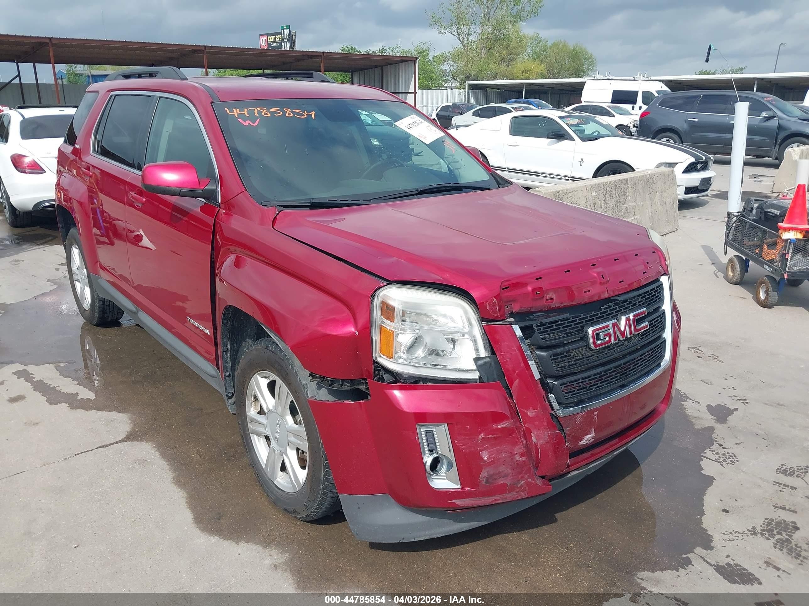 2014 Gmc Terrain Sle-2 Red vin: 2GKFLRE35E6279683