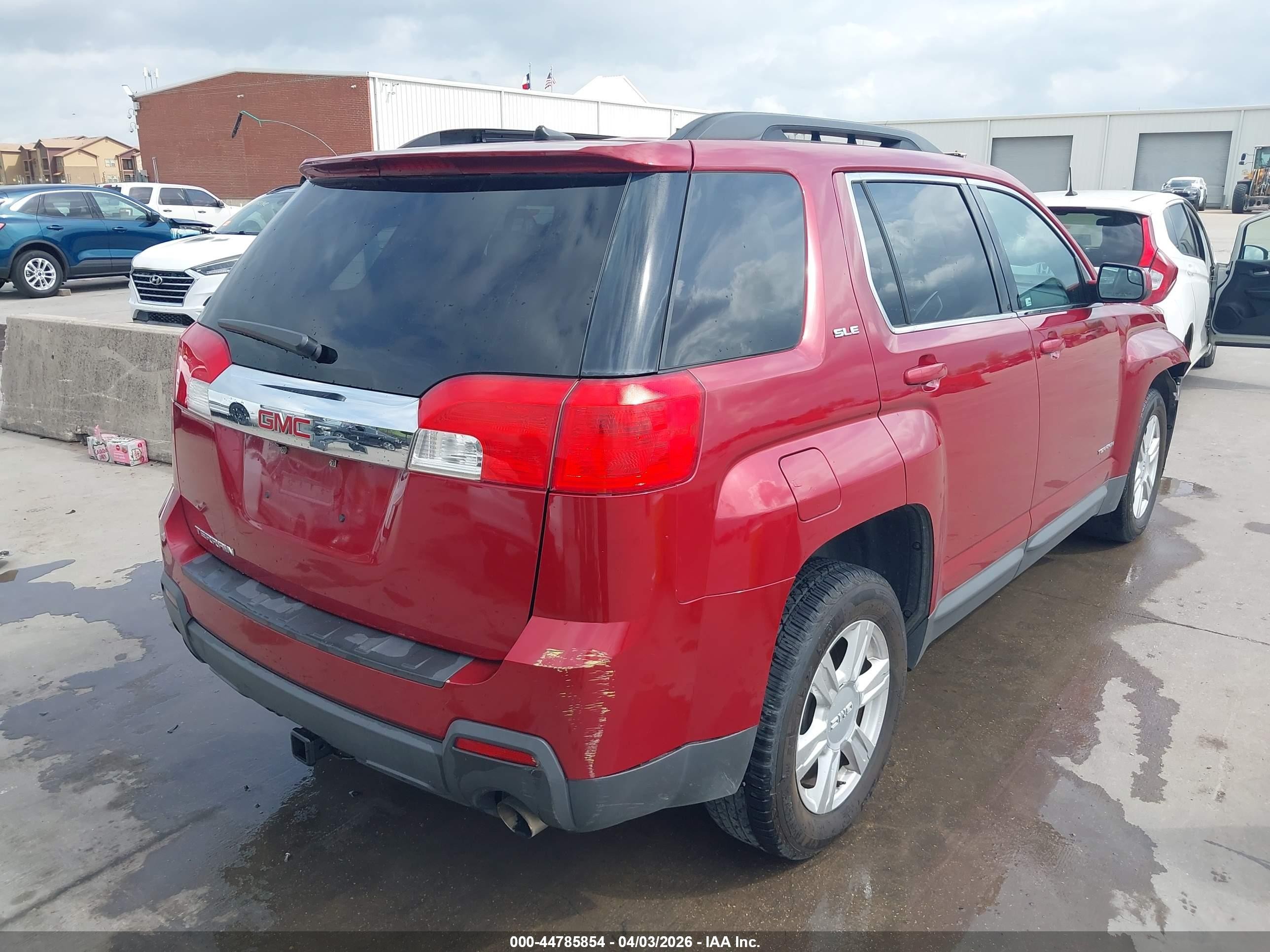 2014 Gmc Terrain Sle-2 Red vin: 2GKFLRE35E6279683