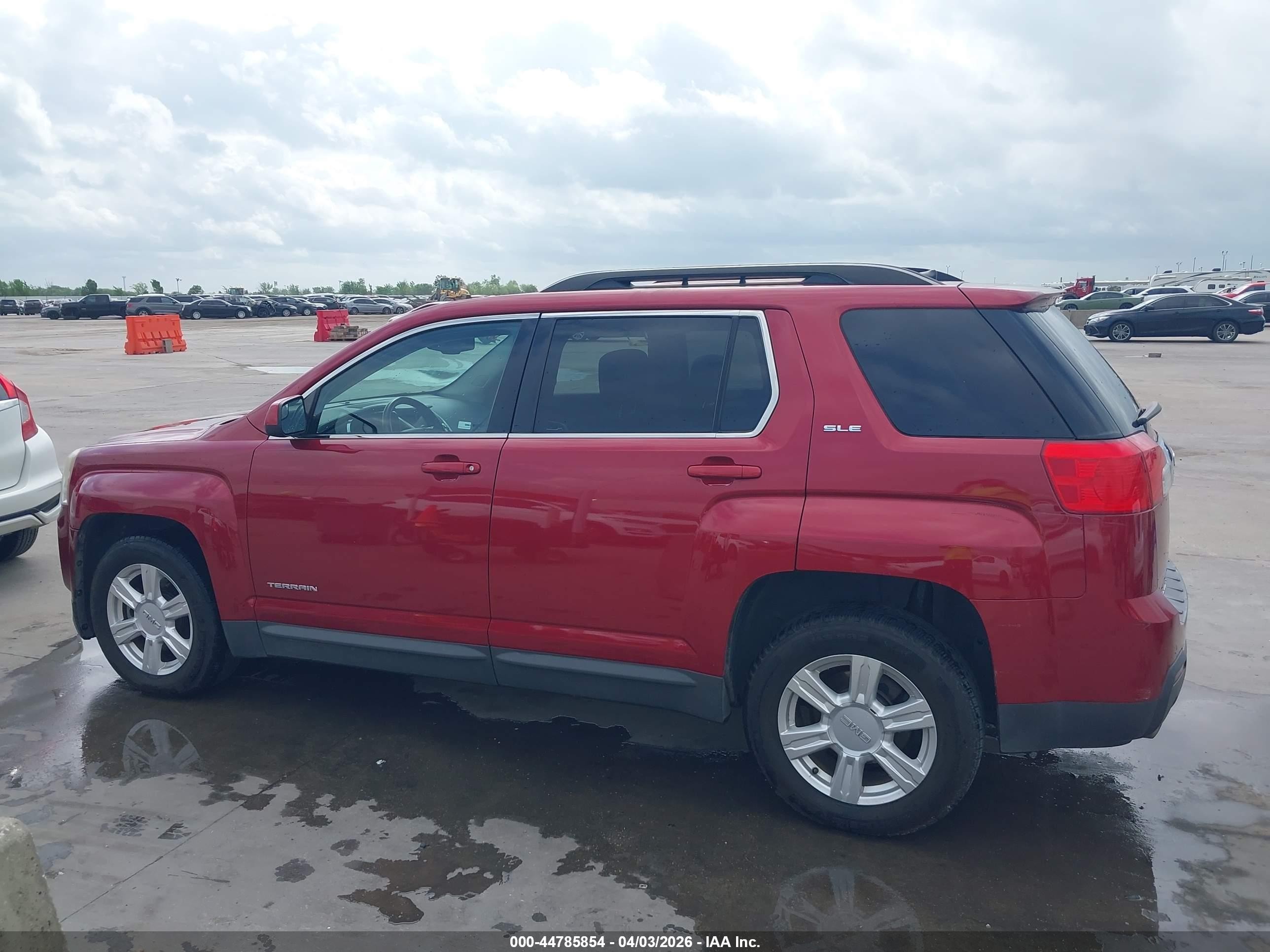 2014 Gmc Terrain Sle-2 Red vin: 2GKFLRE35E6279683