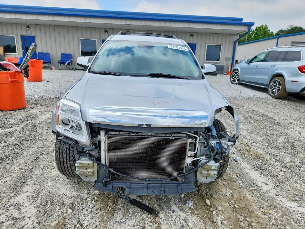 2015 Gmc Terrain Sle Silver vin: 2GKFLRE35F6319407