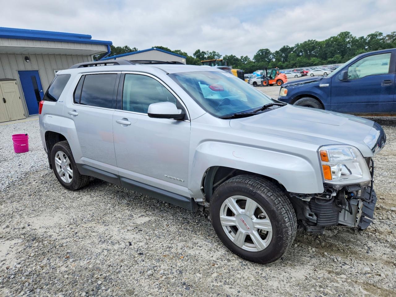 2015 Gmc Terrain Sle Silver vin: 2GKFLRE35F6319407