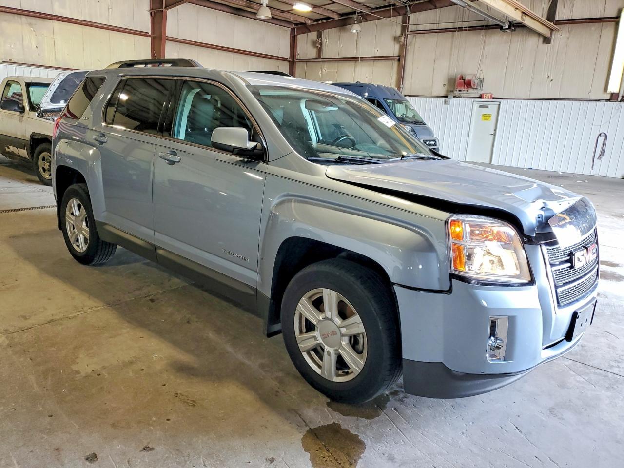 2014 Gmc Terrain Sle Silver vin: 2GKFLRE37E6363536