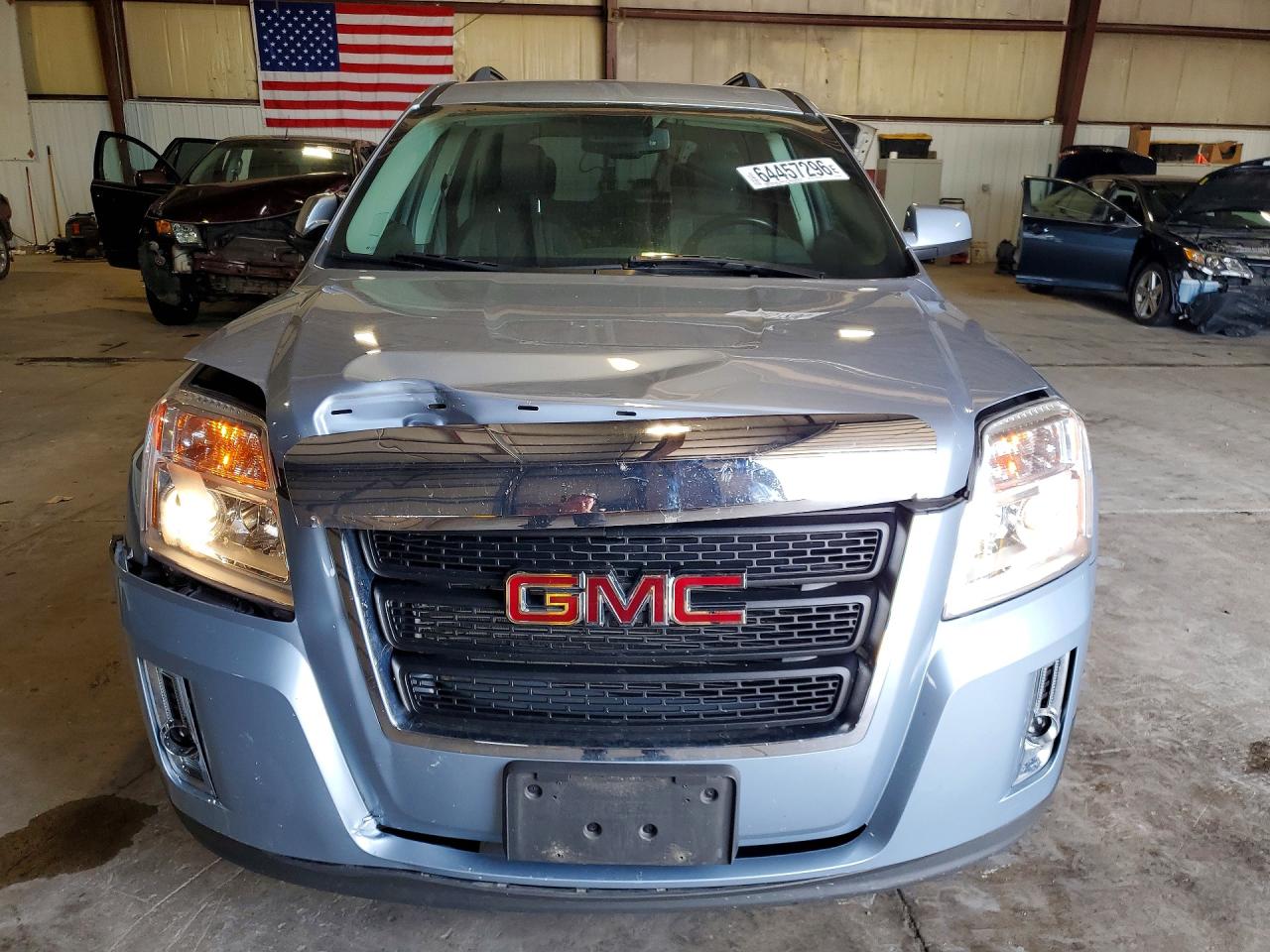 2014 Gmc Terrain Sle Silver vin: 2GKFLRE37E6363536