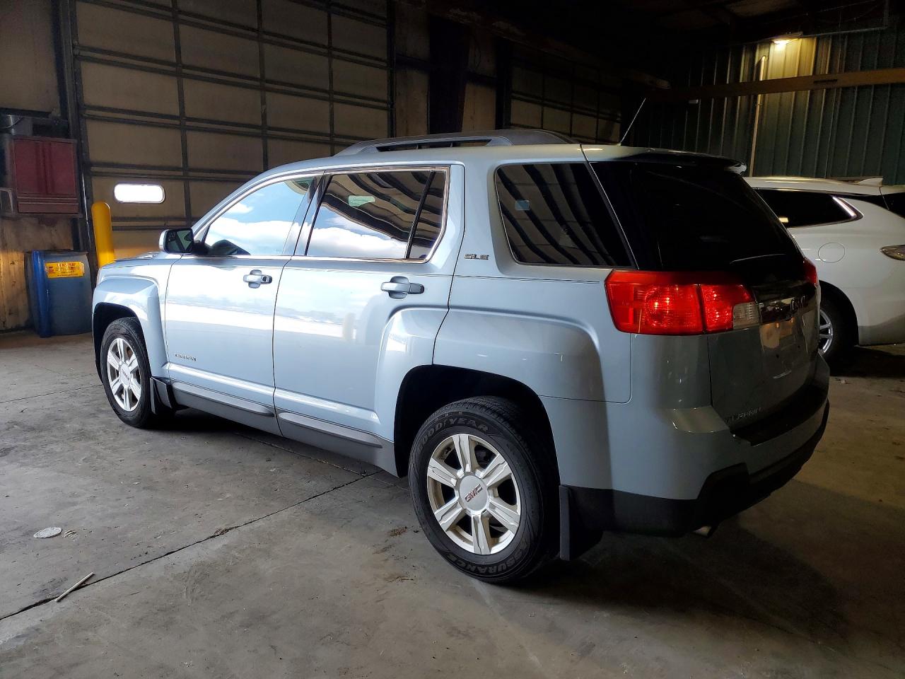 2014 Gmc Terrain Sle Silver vin: 2GKFLRE37E6363536
