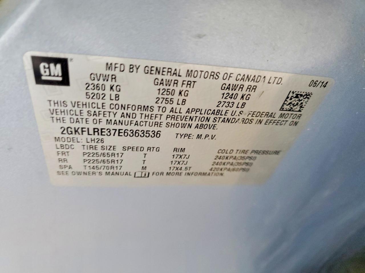 2014 Gmc Terrain Sle Silver vin: 2GKFLRE37E6363536