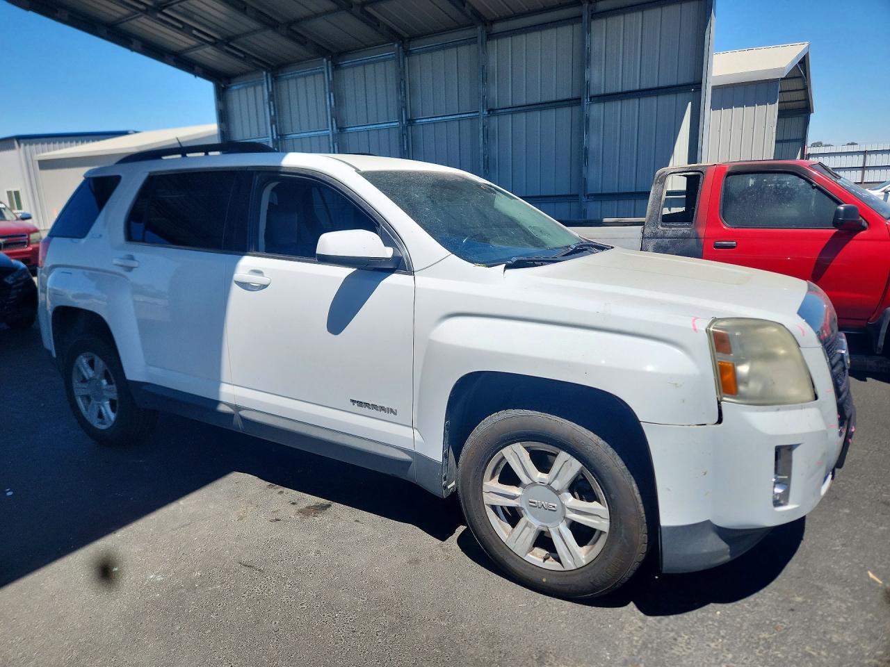 2015 Gmc Terrain Sle Белый vin: 2GKFLRE37F6319280