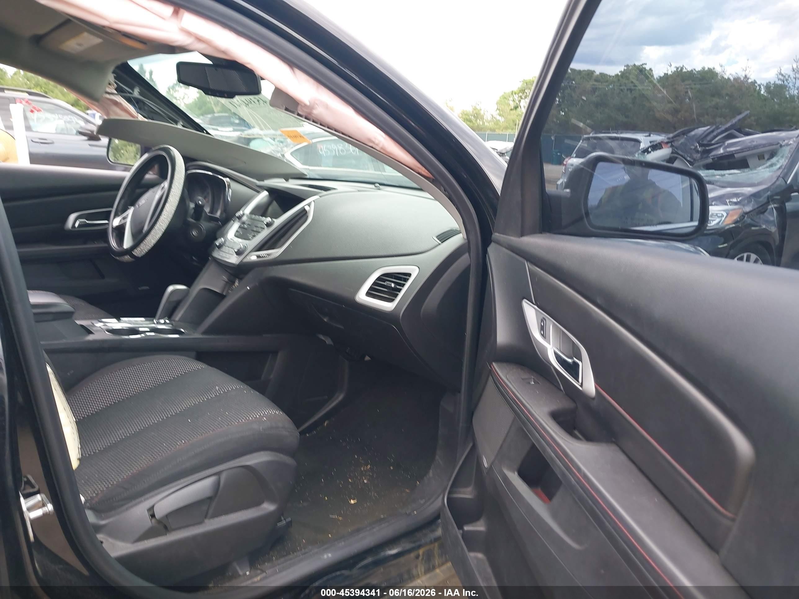 2015 Gmc Terrain Sle-2 Black vin: 2GKFLRE39F6336842