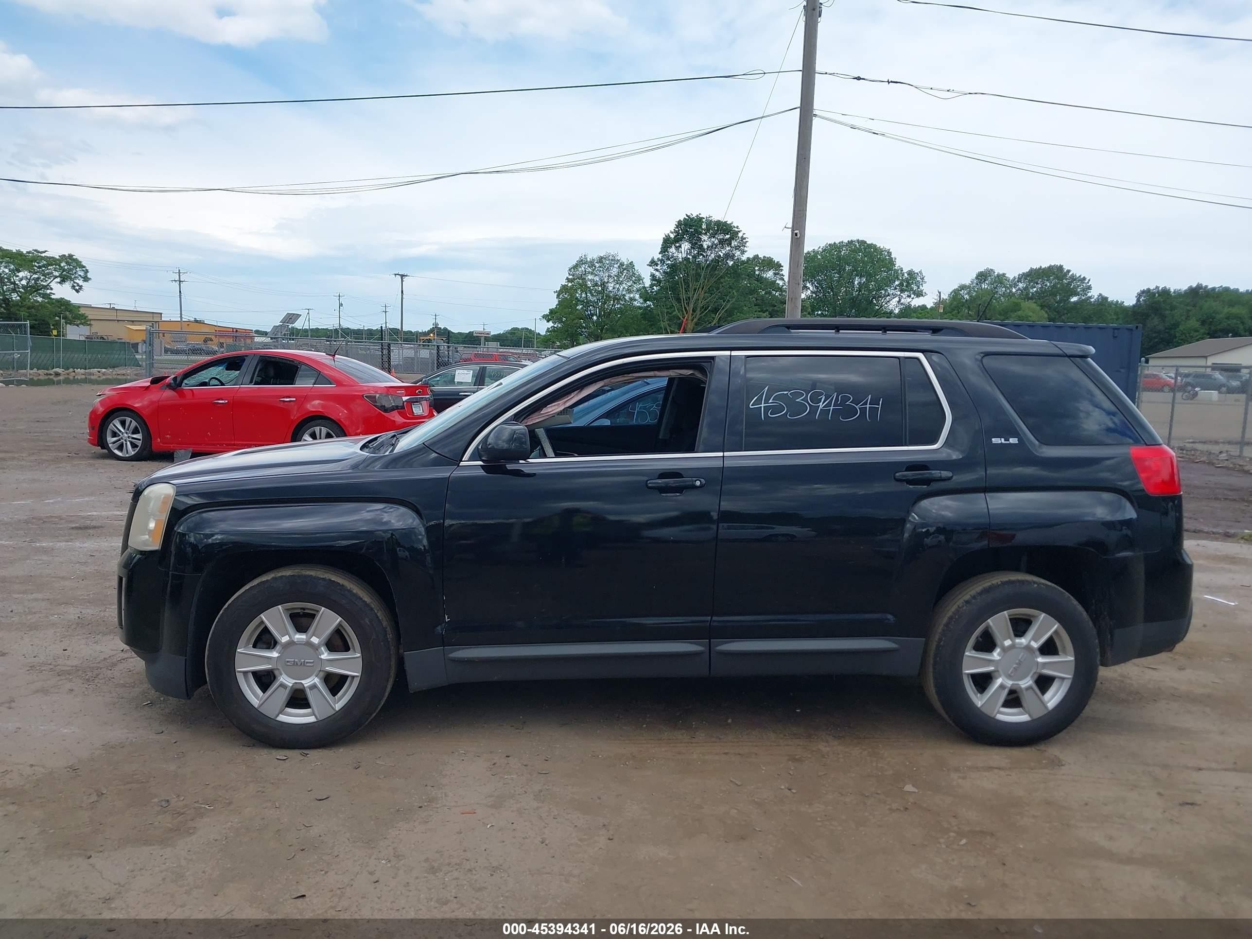 2015 Gmc Terrain Sle-2 Black vin: 2GKFLRE39F6336842