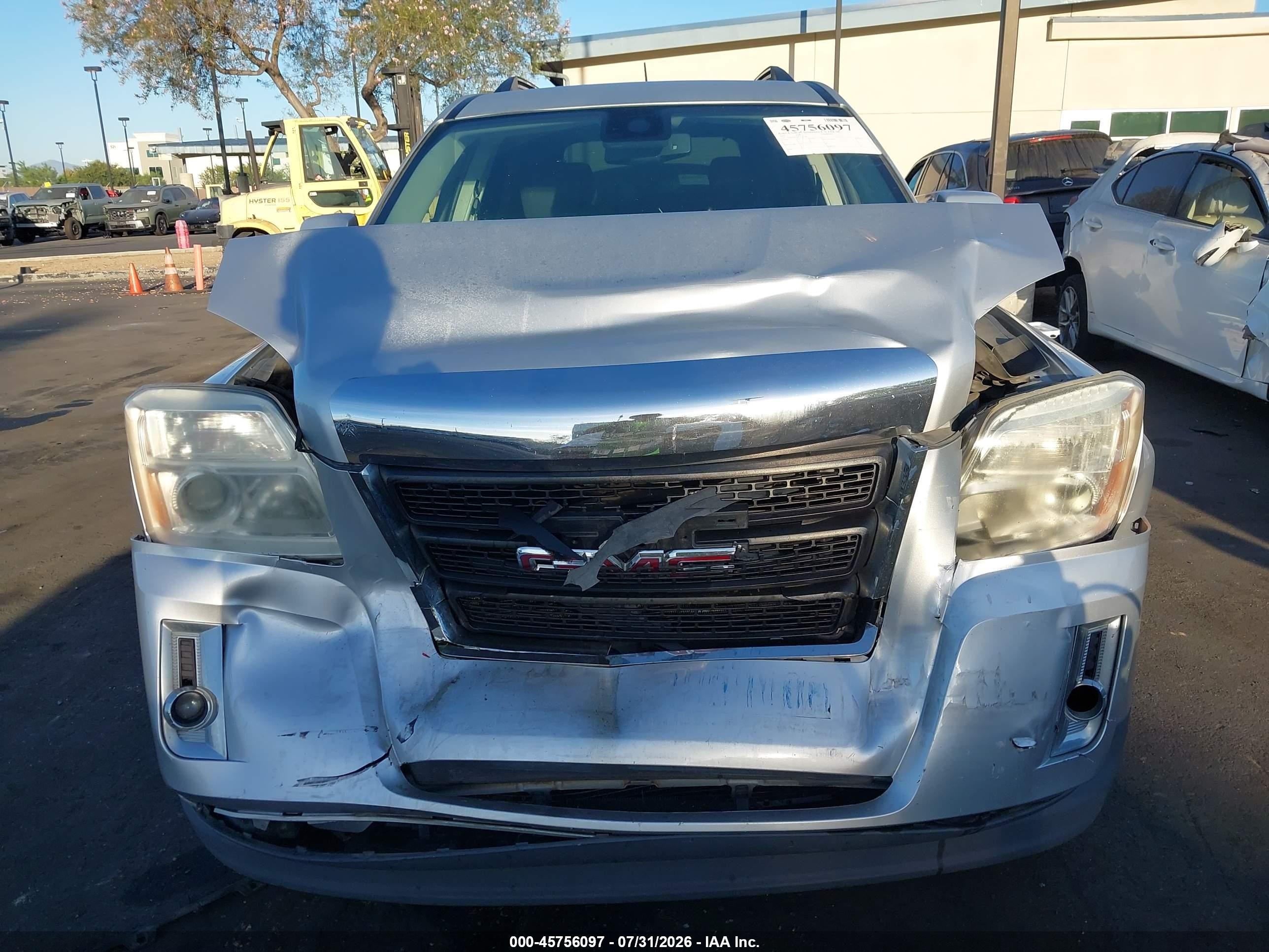 2015 Gmc Terrain Sle-2 Silver vin: 2GKFLRE3XF6335358