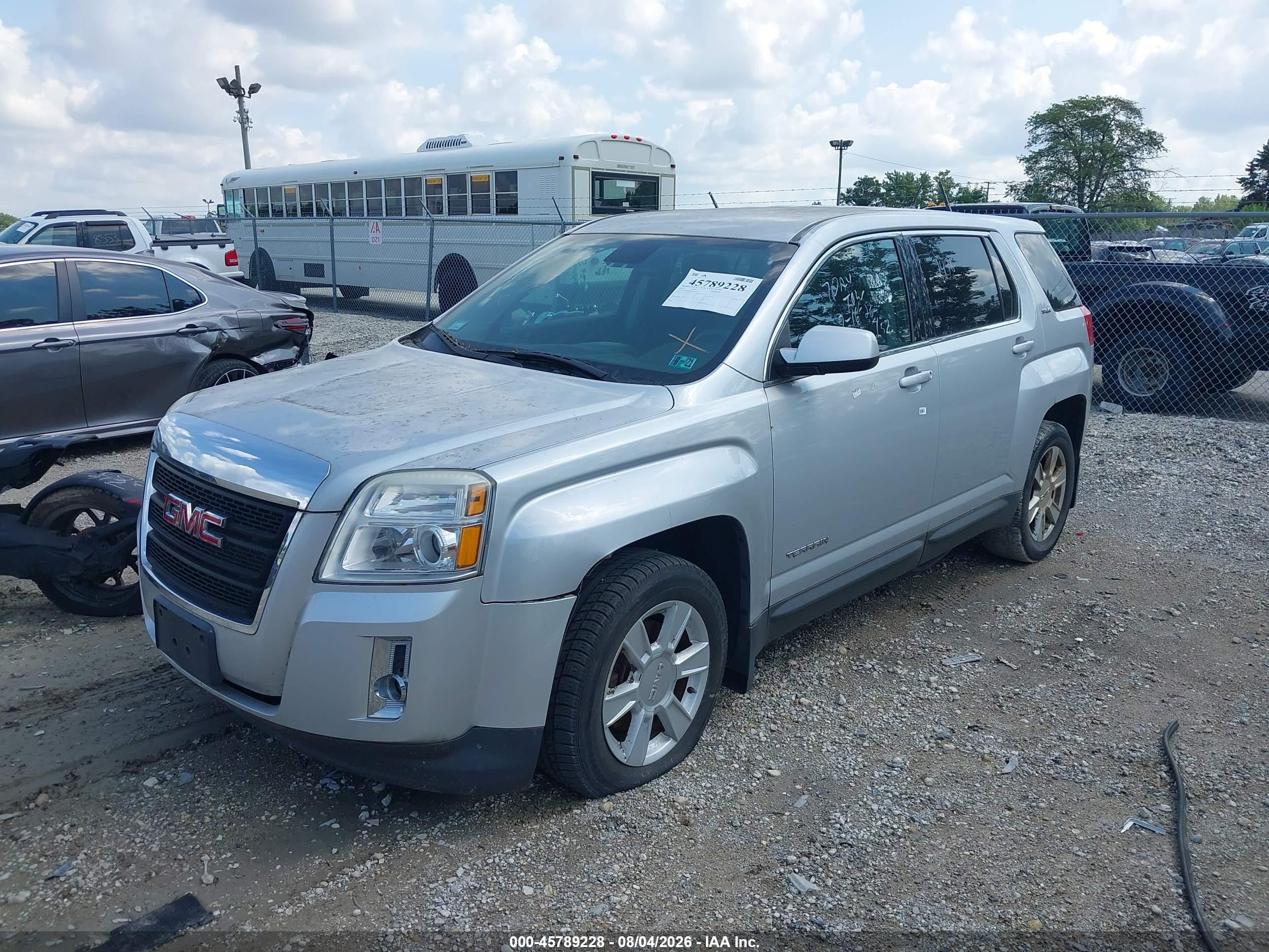 2013 Gmc Terrain Sle-1 Silver vin: 2GKFLREK0D6214648