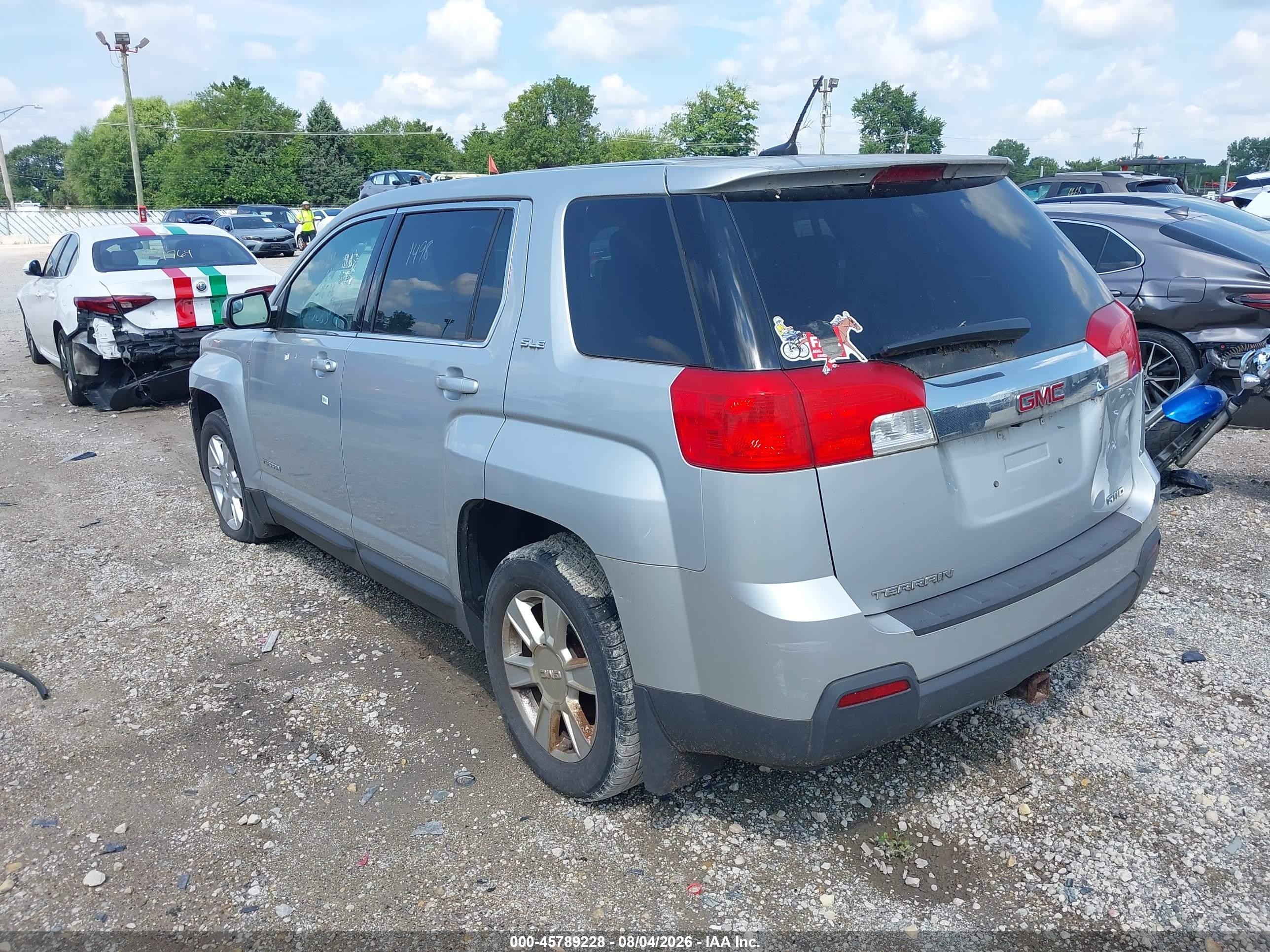 2013 Gmc Terrain Sle-1 Silver vin: 2GKFLREK0D6214648