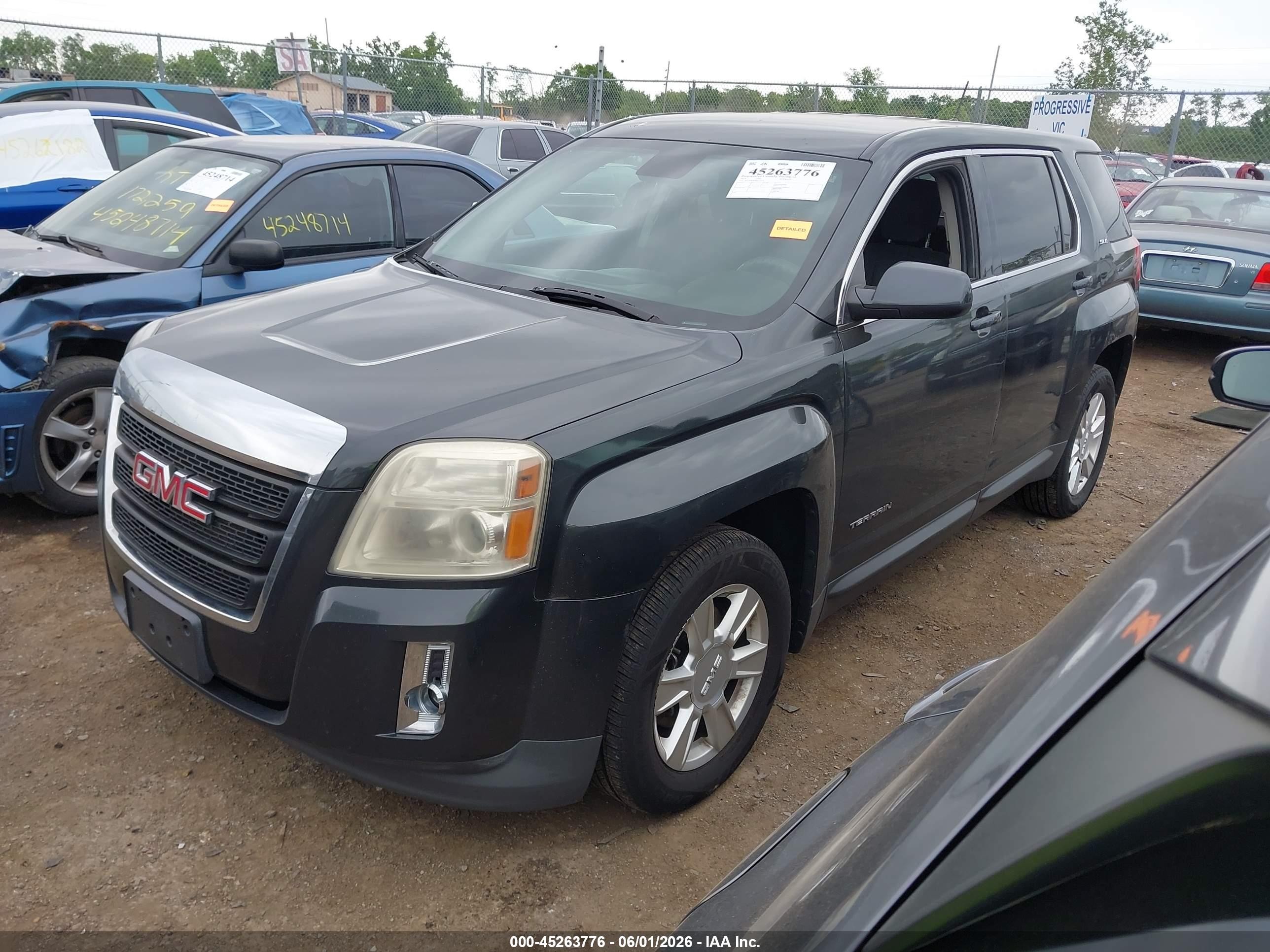 2013 Gmc Terrain Sle-1 Black vin: 2GKFLREK0D6227528