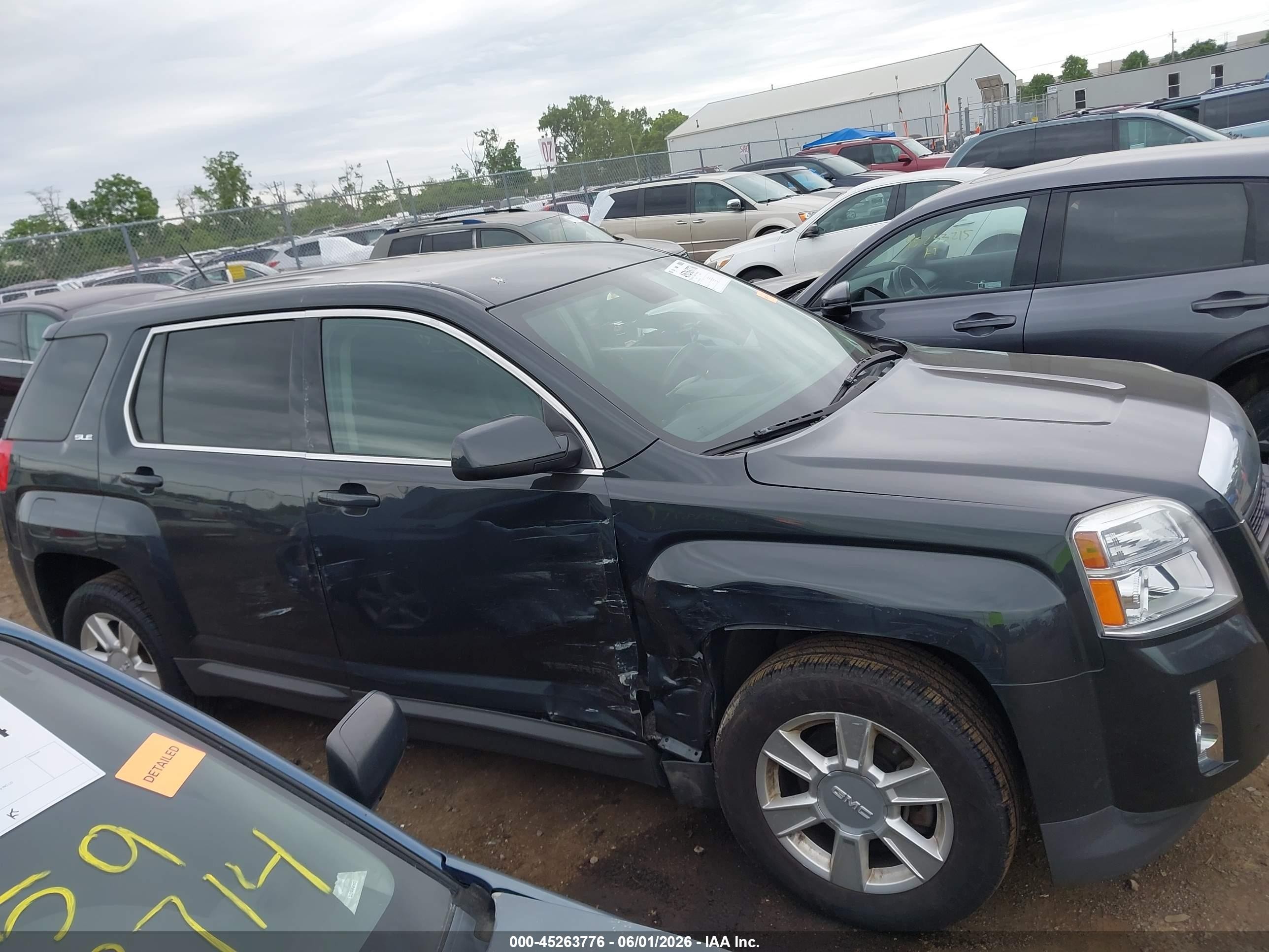 2013 Gmc Terrain Sle-1 Black vin: 2GKFLREK0D6227528