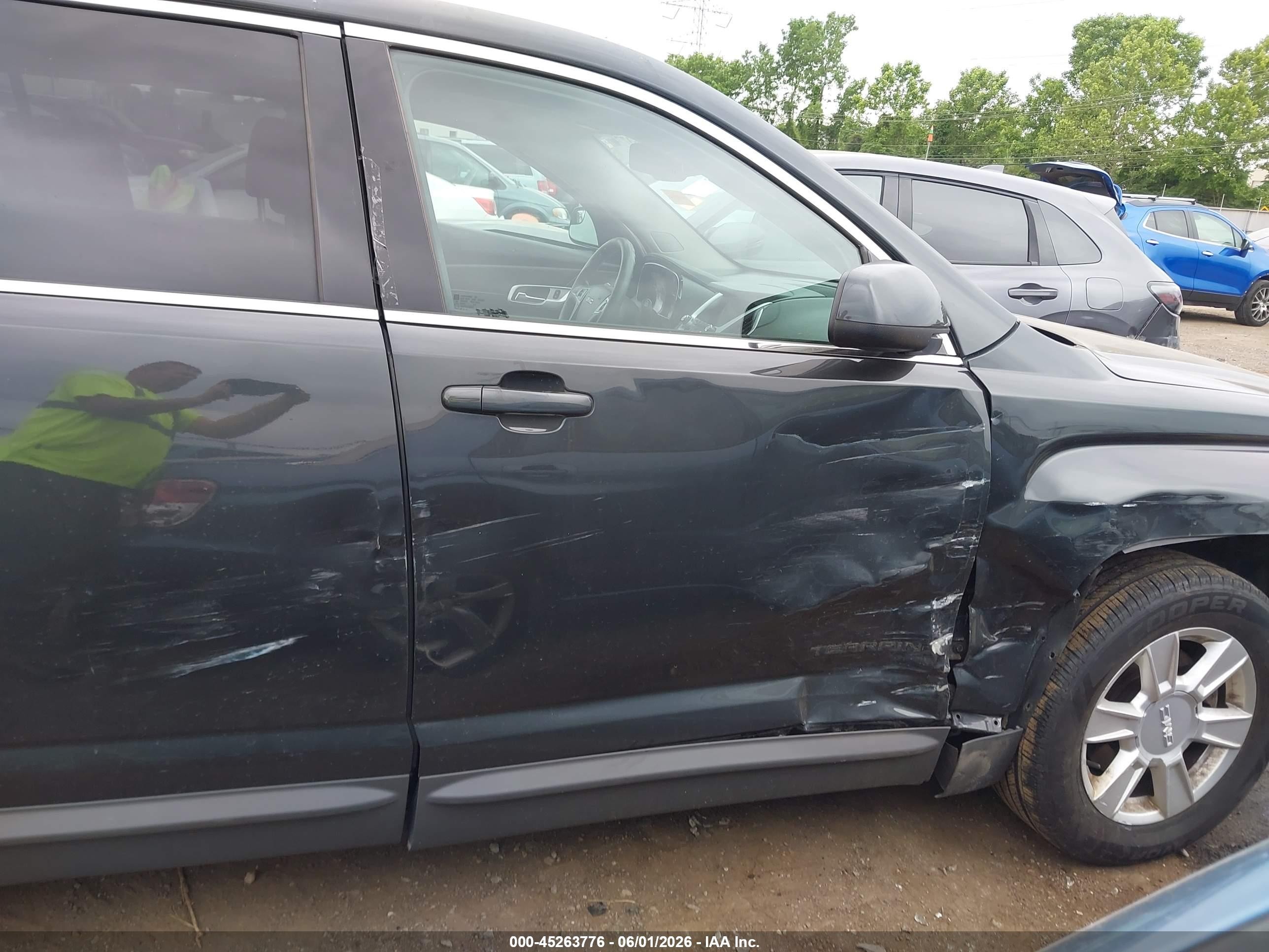 2013 Gmc Terrain Sle-1 Black vin: 2GKFLREK0D6227528