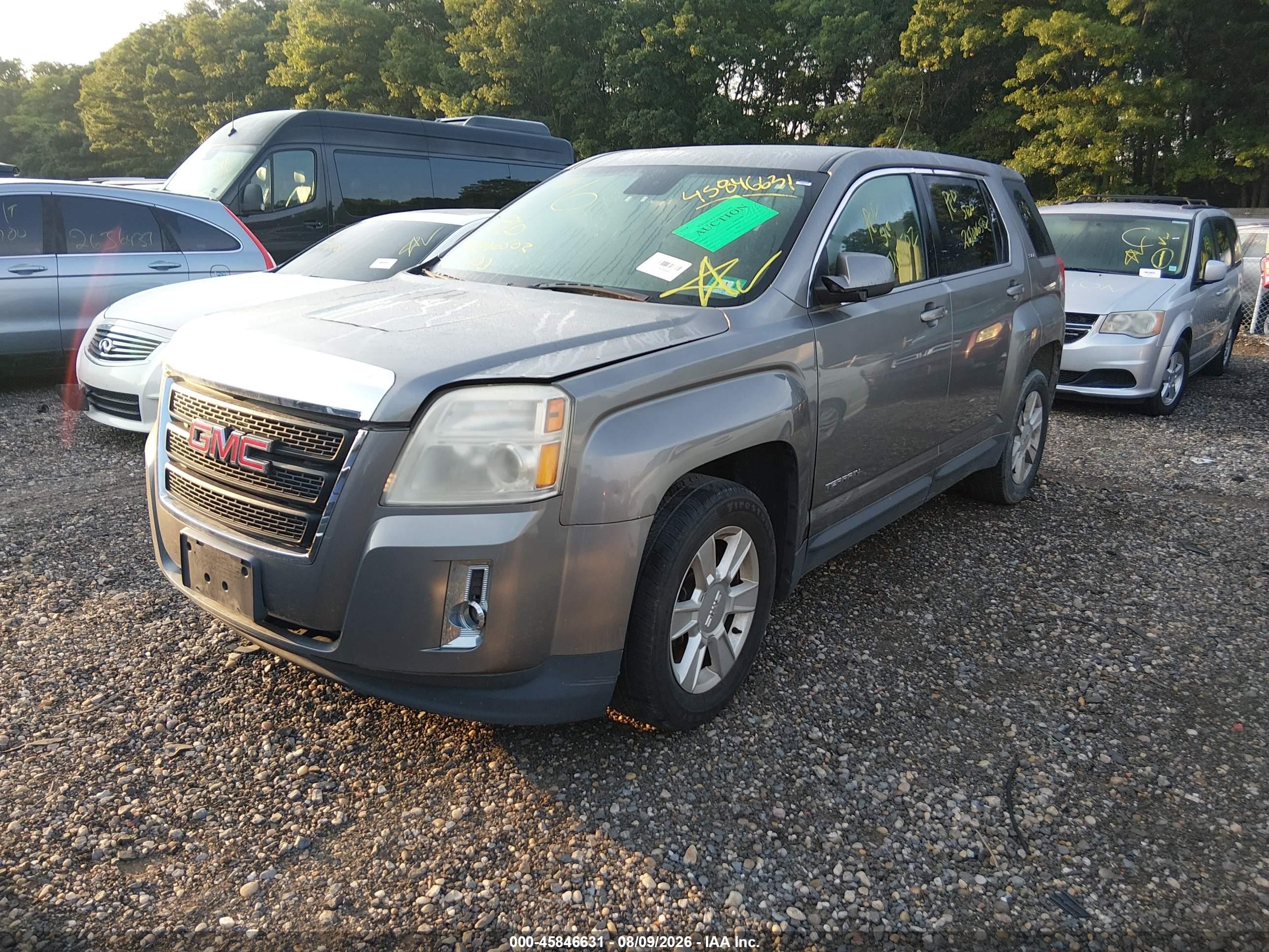 2012 Gmc Terrain Sle-1 Gray vin: 2GKFLREK2C6356160