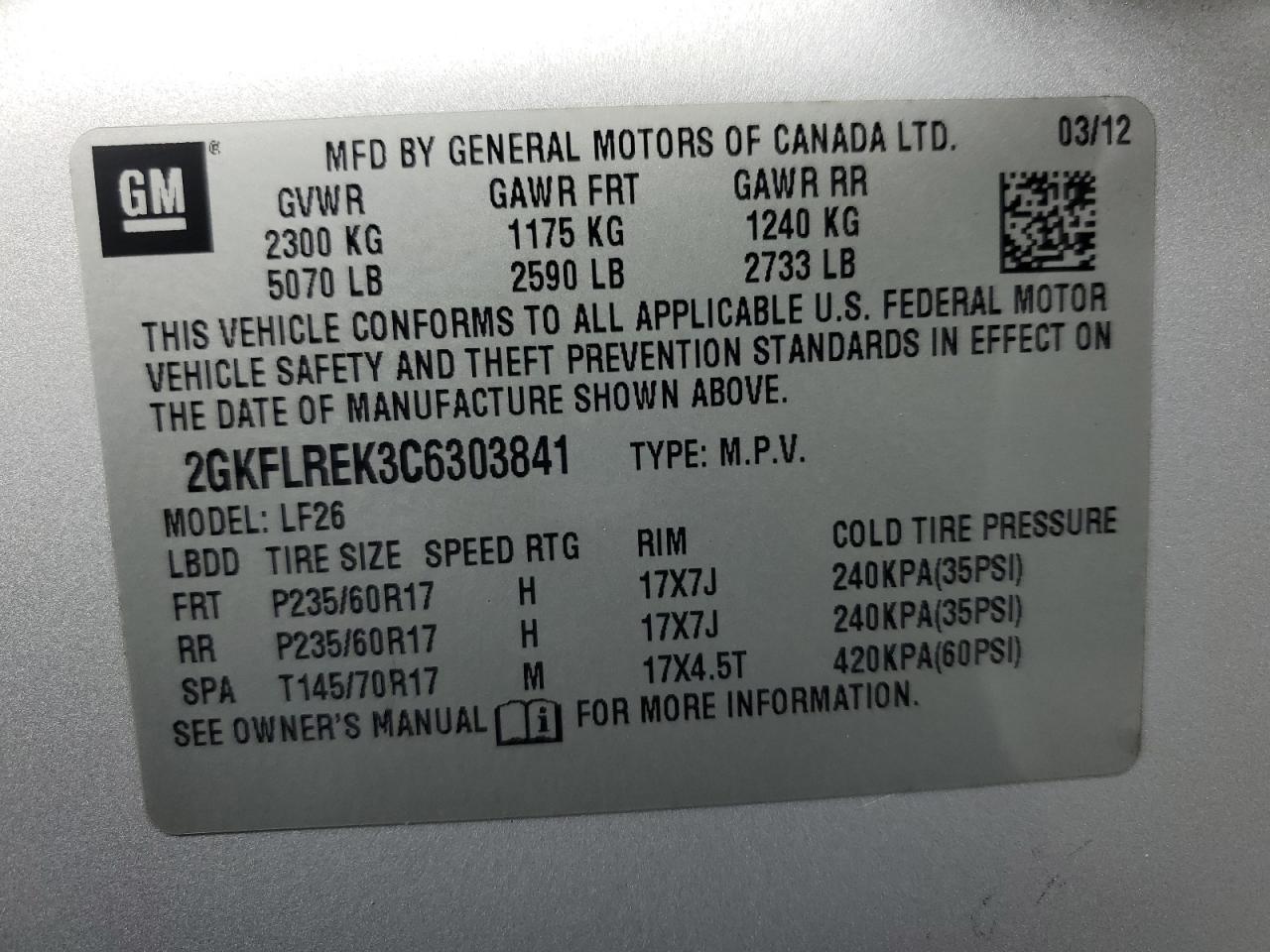2012 Gmc Terrain Sle Серебряный vin: 2GKFLREK3C6303841