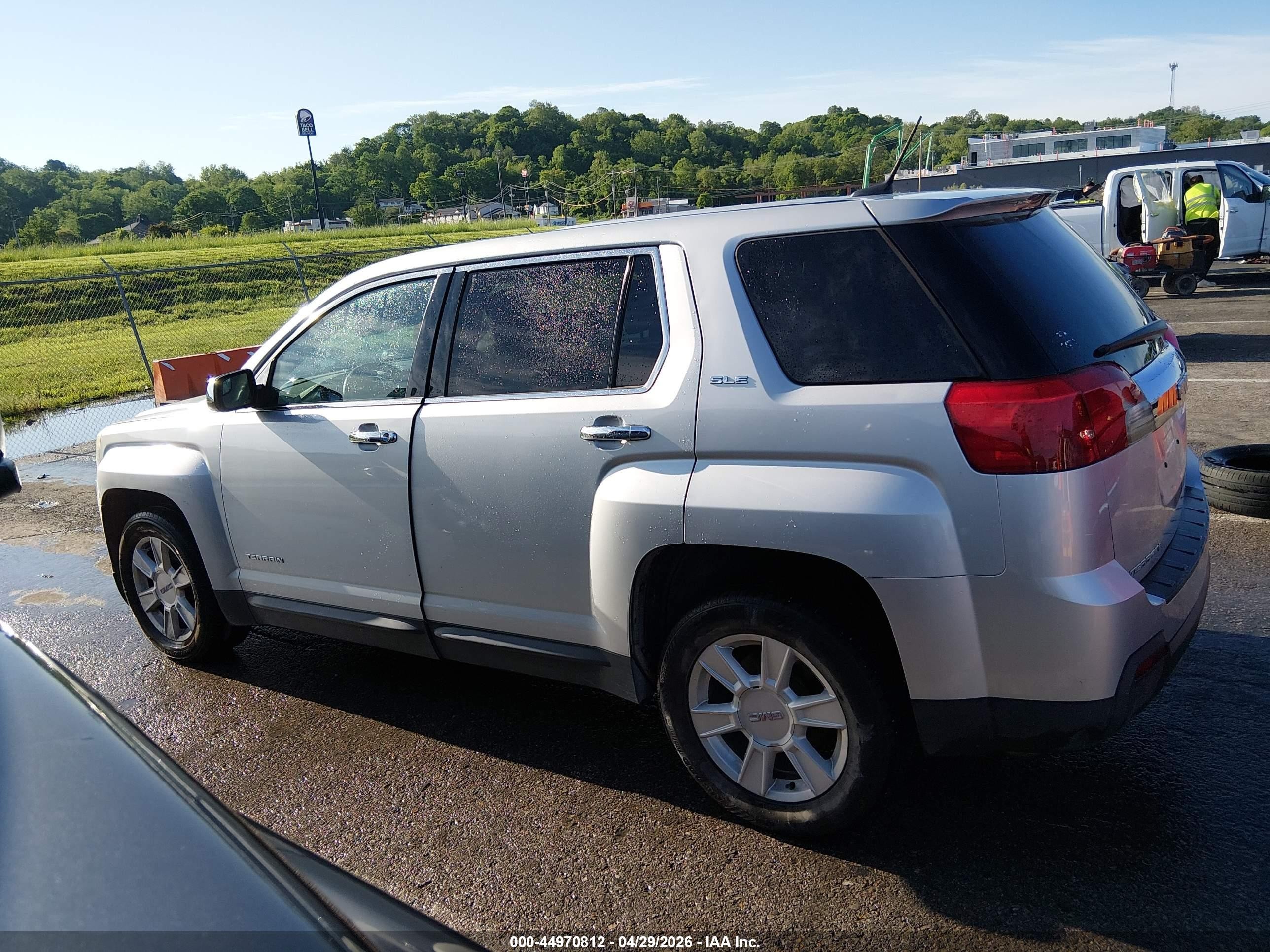 2013 Gmc Terrain Sle-1 Silver vin: 2GKFLREK3D6246638