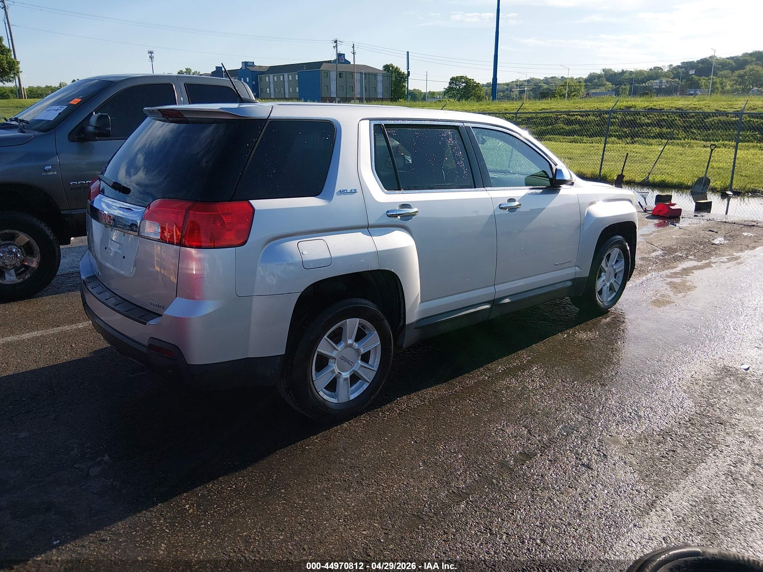 2013 Gmc Terrain Sle-1 Silver vin: 2GKFLREK3D6246638
