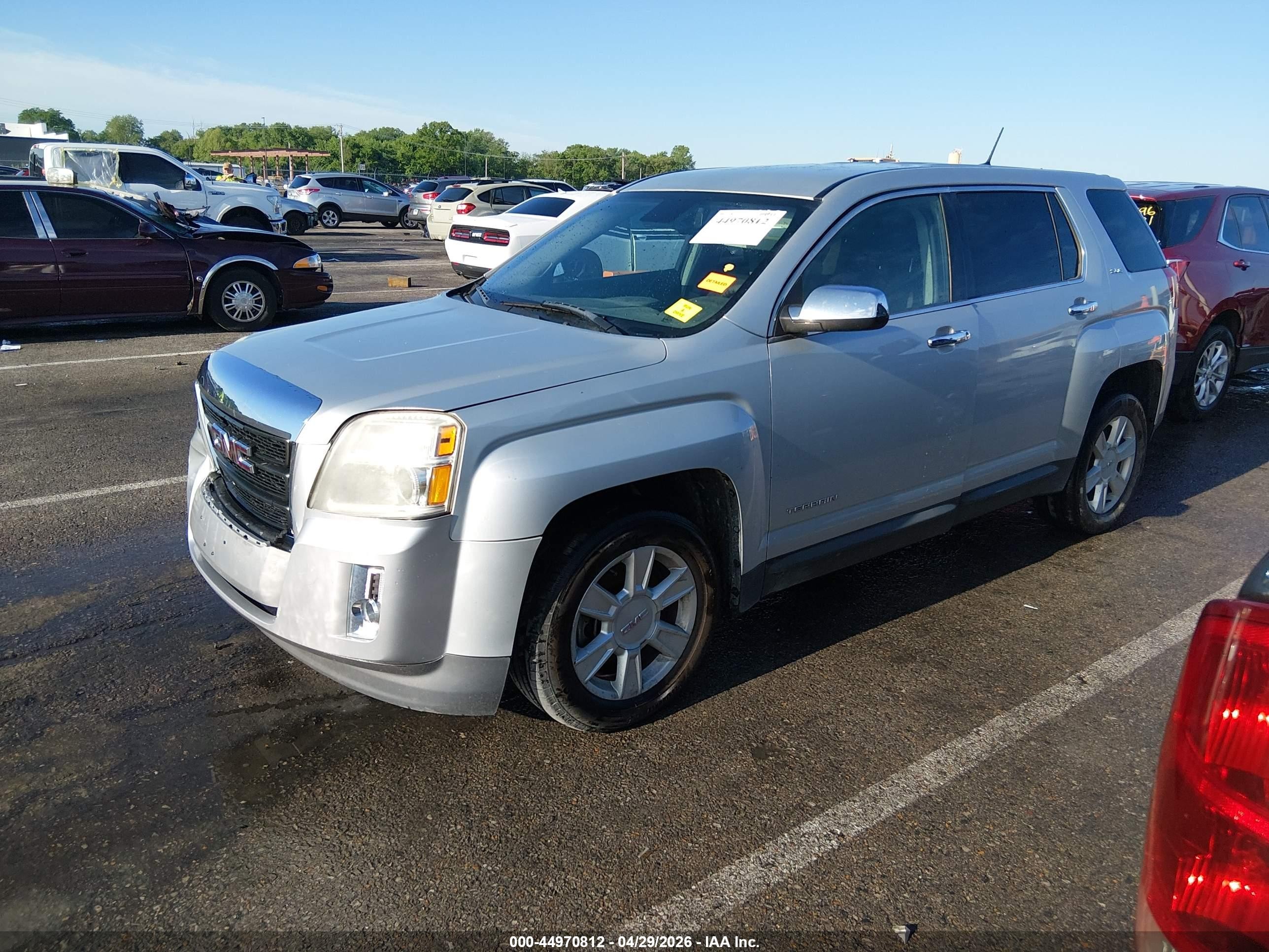 2013 Gmc Terrain Sle-1 Silver vin: 2GKFLREK3D6246638
