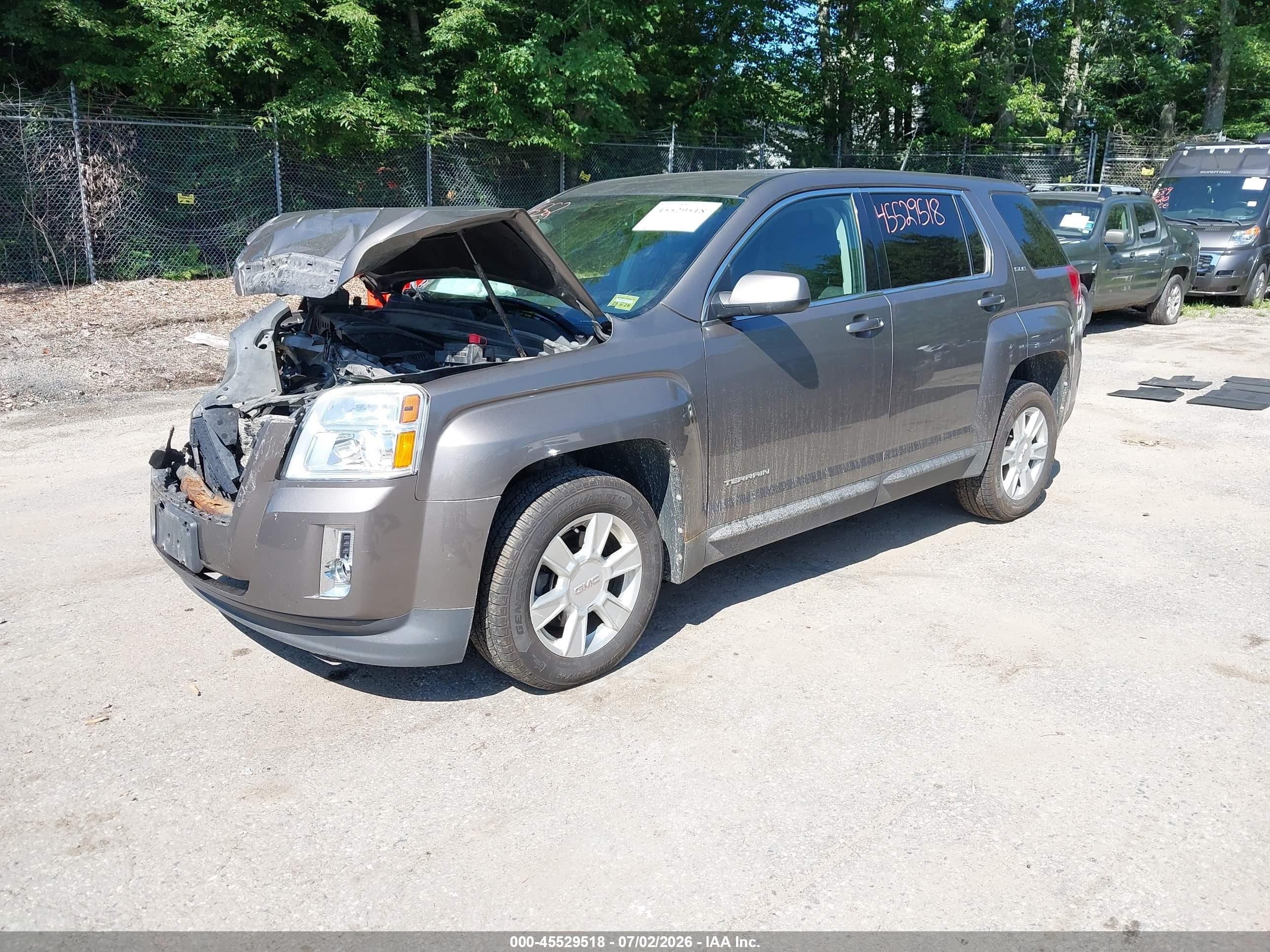2012 Gmc Terrain Sle-1 Серый vin: 2GKFLREK4C6234500
