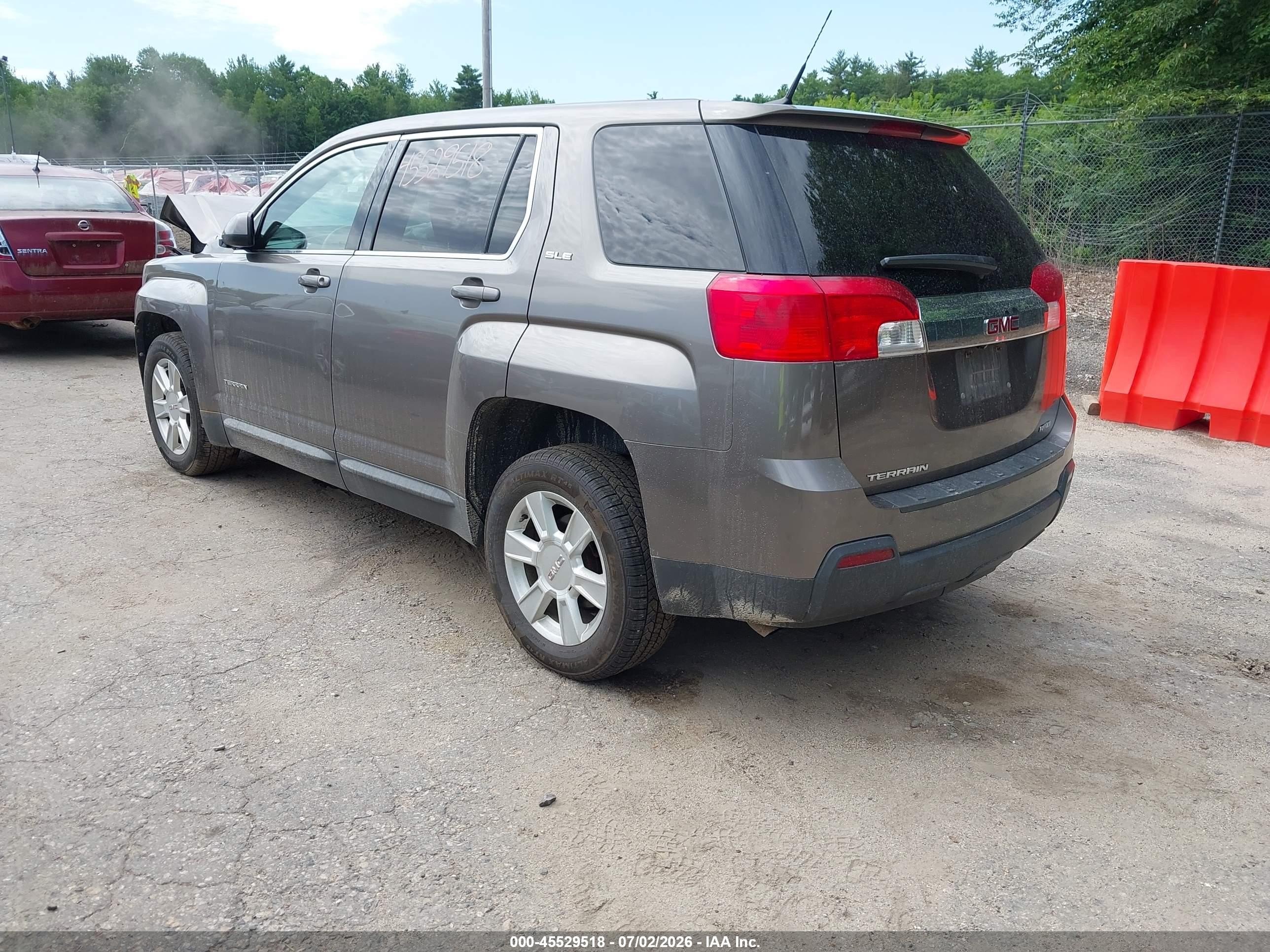 2012 Gmc Terrain Sle-1 Серый vin: 2GKFLREK4C6234500