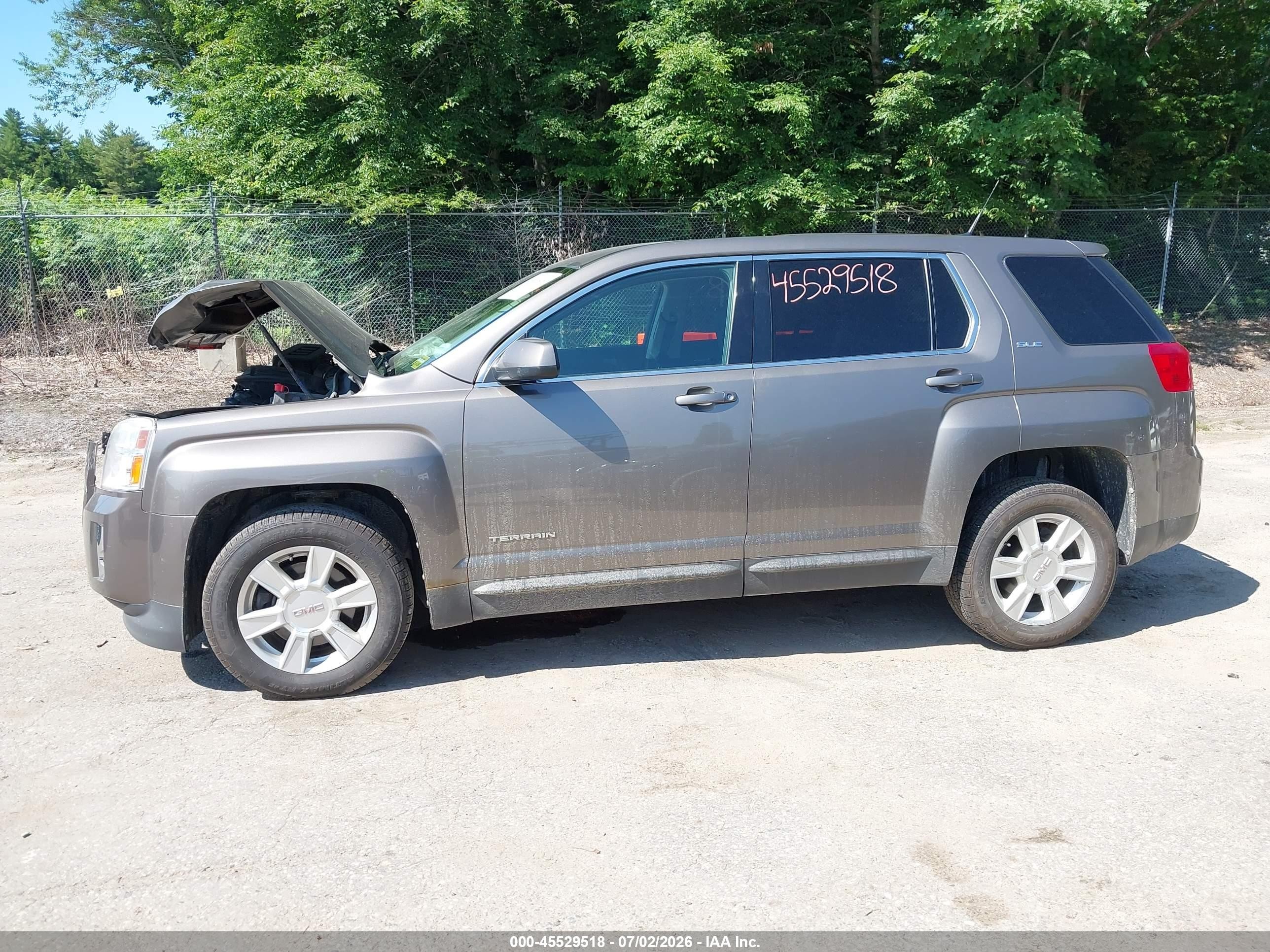 2012 Gmc Terrain Sle-1 Серый vin: 2GKFLREK4C6234500