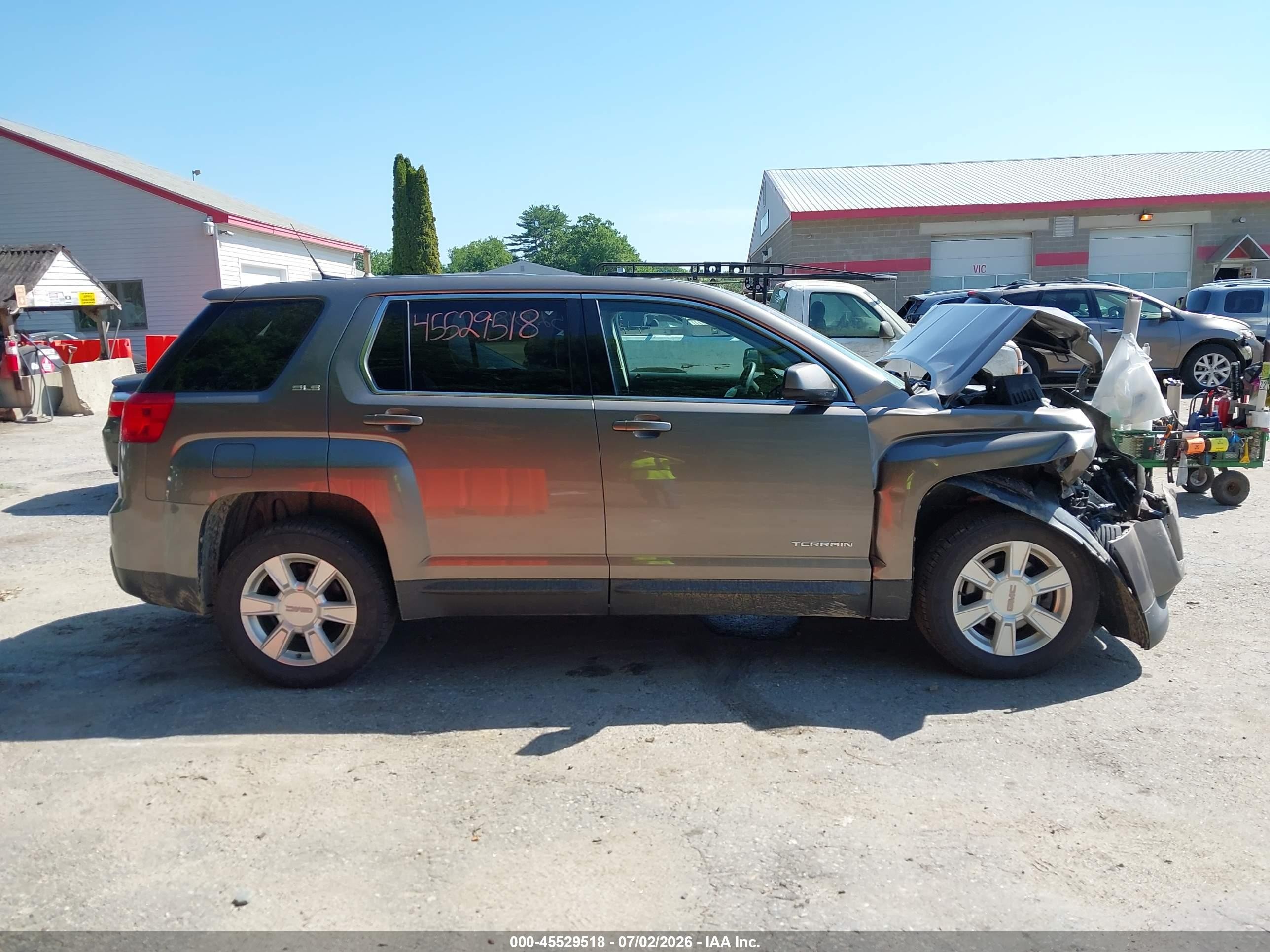 2012 Gmc Terrain Sle-1 Серый vin: 2GKFLREK4C6234500