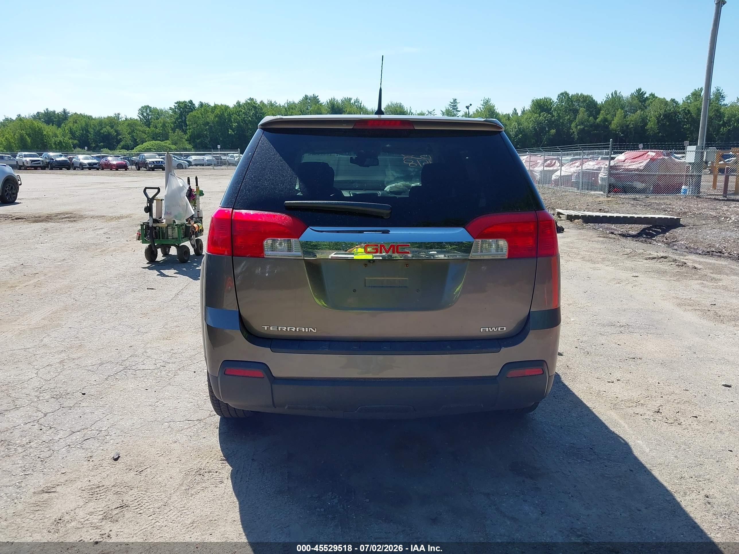 2012 Gmc Terrain Sle-1 Серый vin: 2GKFLREK4C6234500