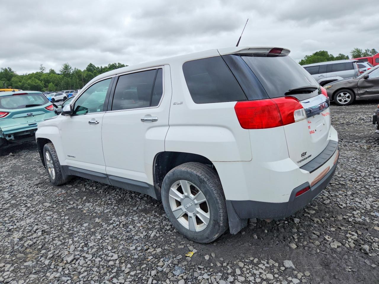 2012 Gmc Terrain Sle White vin: 2GKFLREK4C6305503