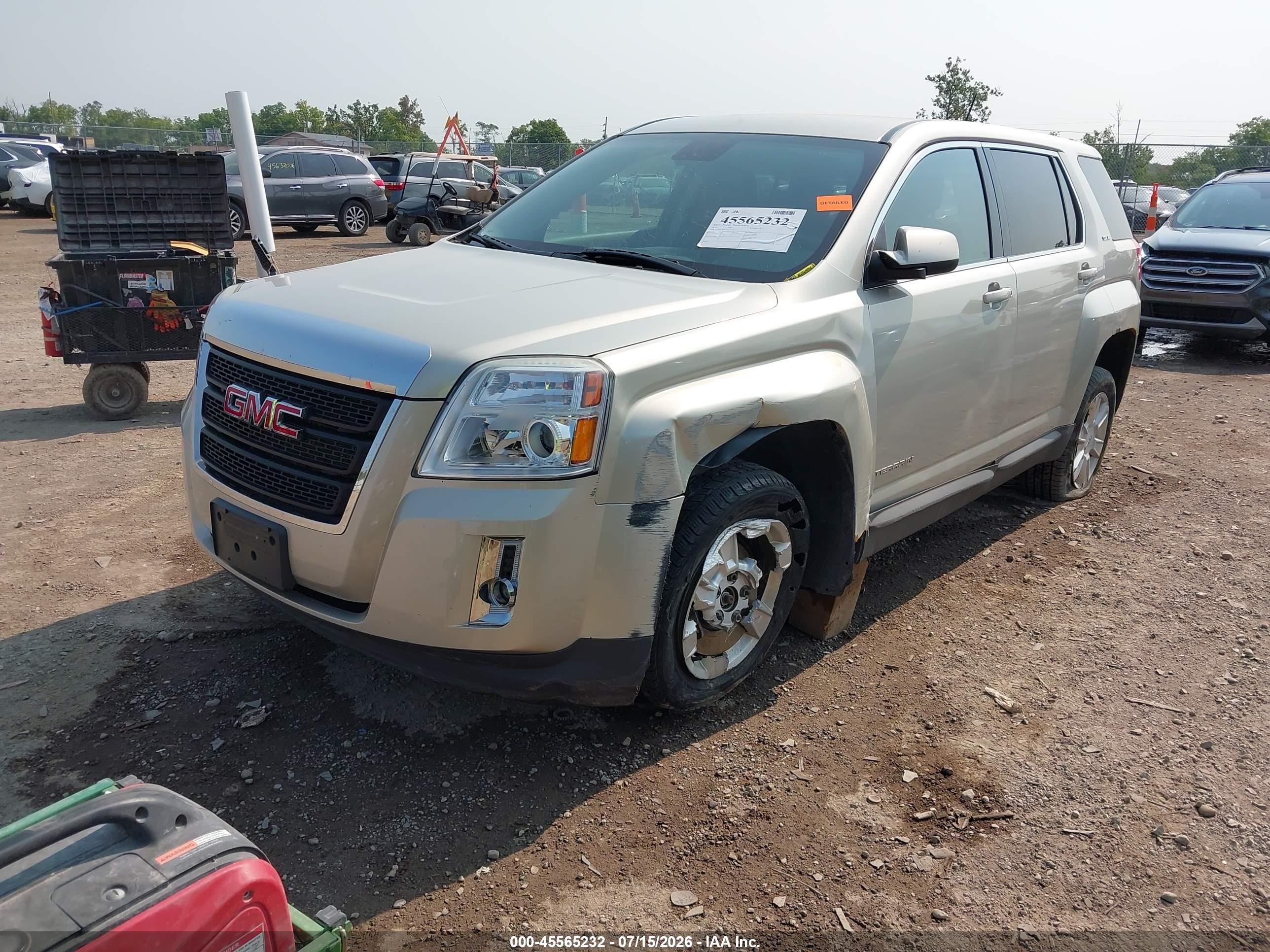 2013 Gmc Terrain Sle-1 Gold vin: 2GKFLREK4D6389095