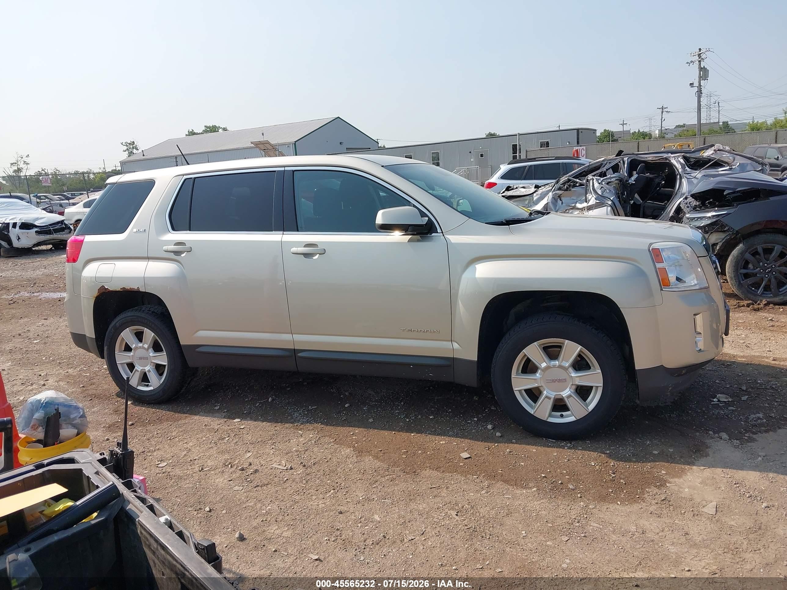 2013 Gmc Terrain Sle-1 Gold vin: 2GKFLREK4D6389095