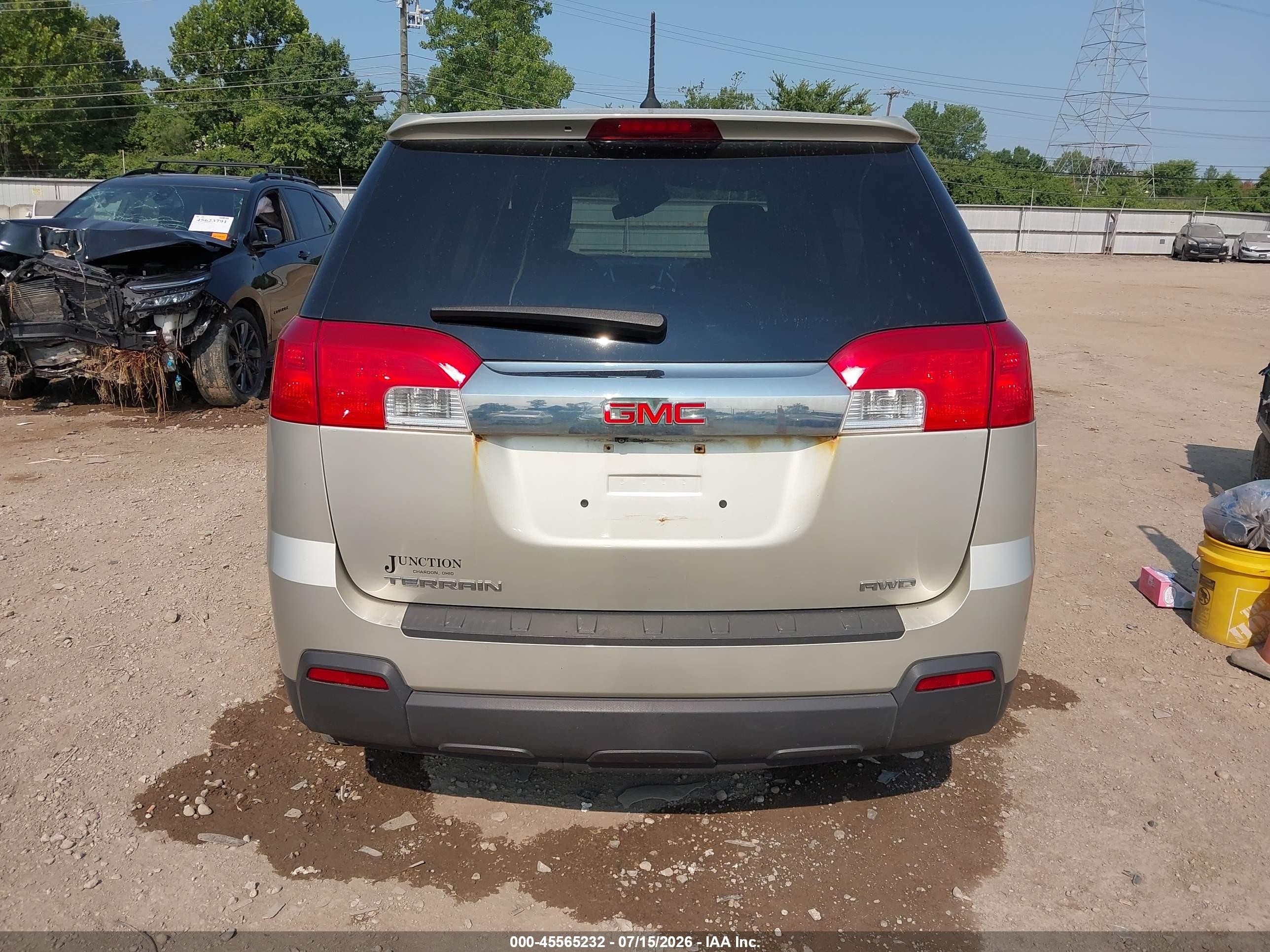 2013 Gmc Terrain Sle-1 Gold vin: 2GKFLREK4D6389095