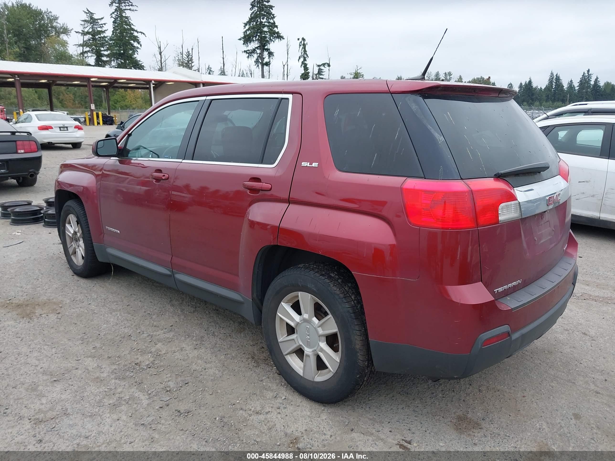 2012 Gmc Terrain Sle-1 Красный vin: 2GKFLREK5C6360915