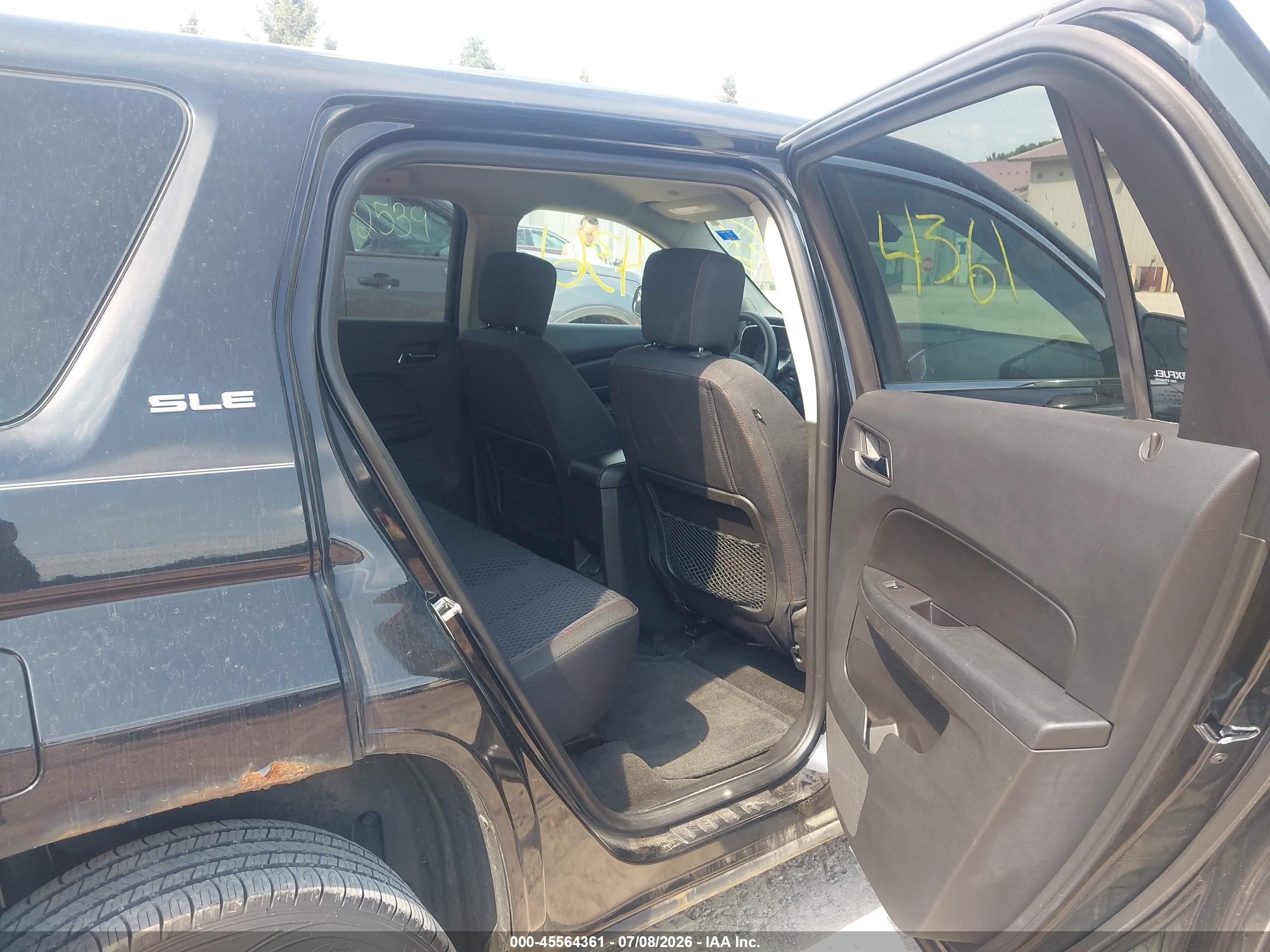 2013 Gmc Terrain Sle-1 Black vin: 2GKFLREK6D6137669