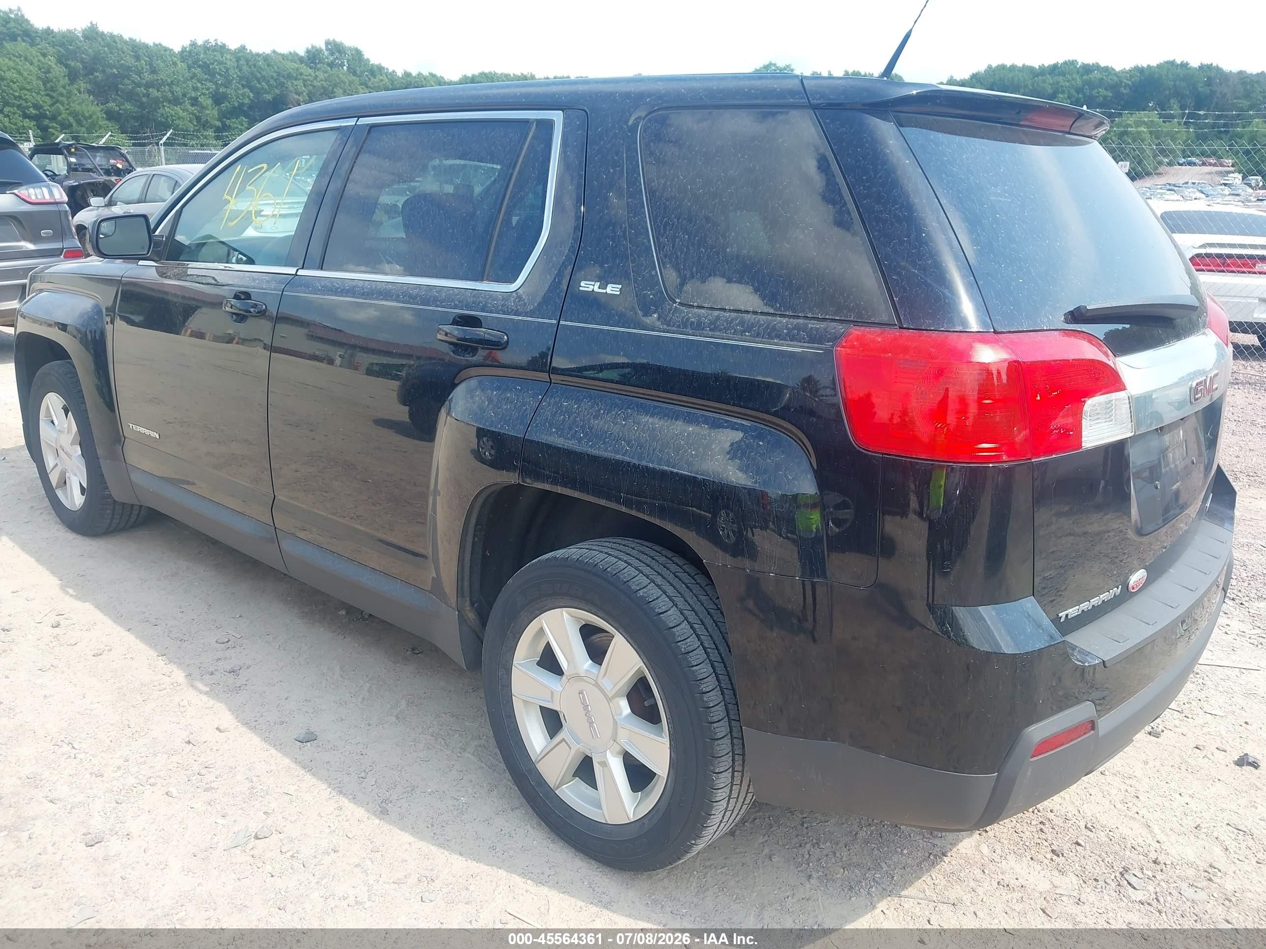 2013 Gmc Terrain Sle-1 Black vin: 2GKFLREK6D6137669