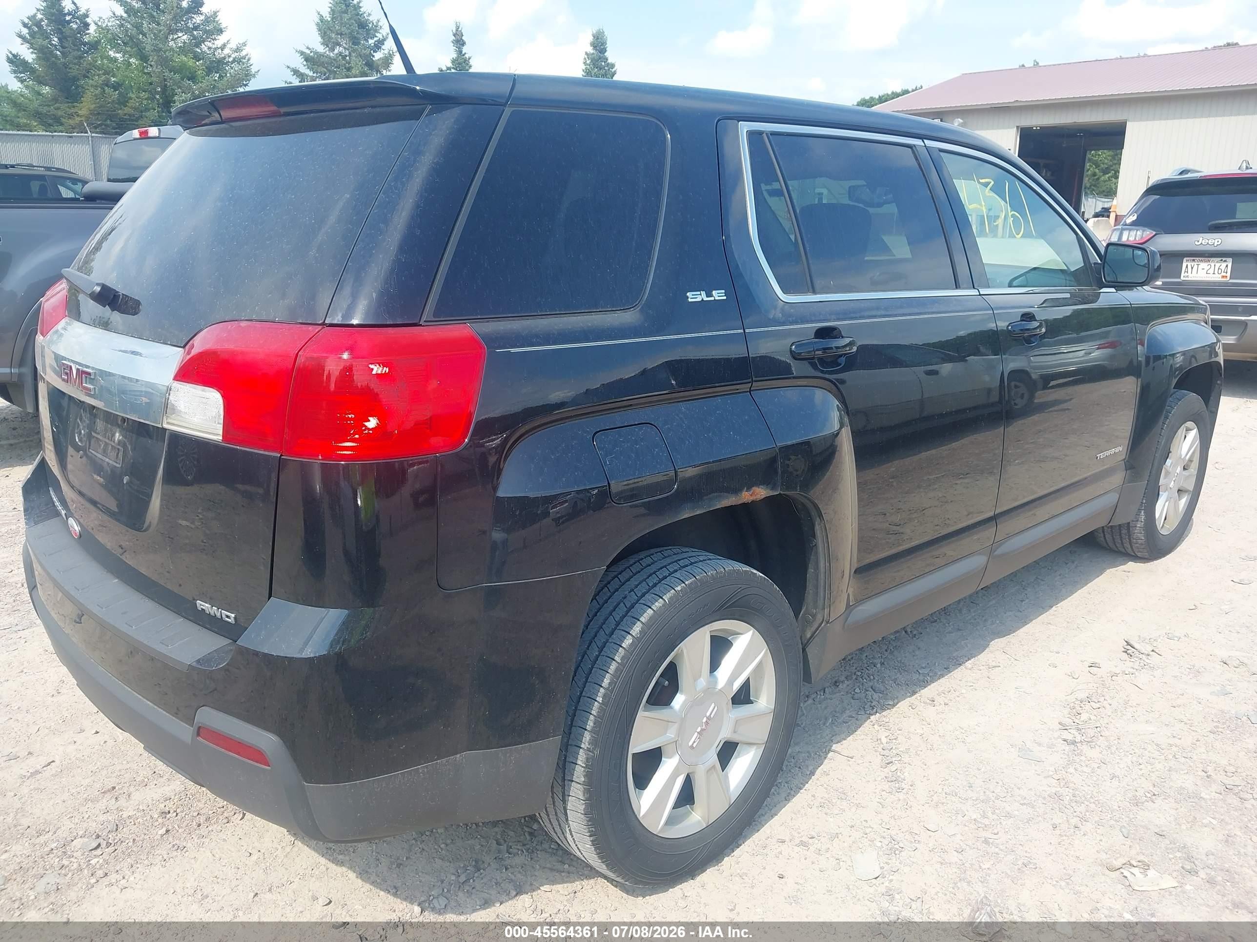 2013 Gmc Terrain Sle-1 Black vin: 2GKFLREK6D6137669