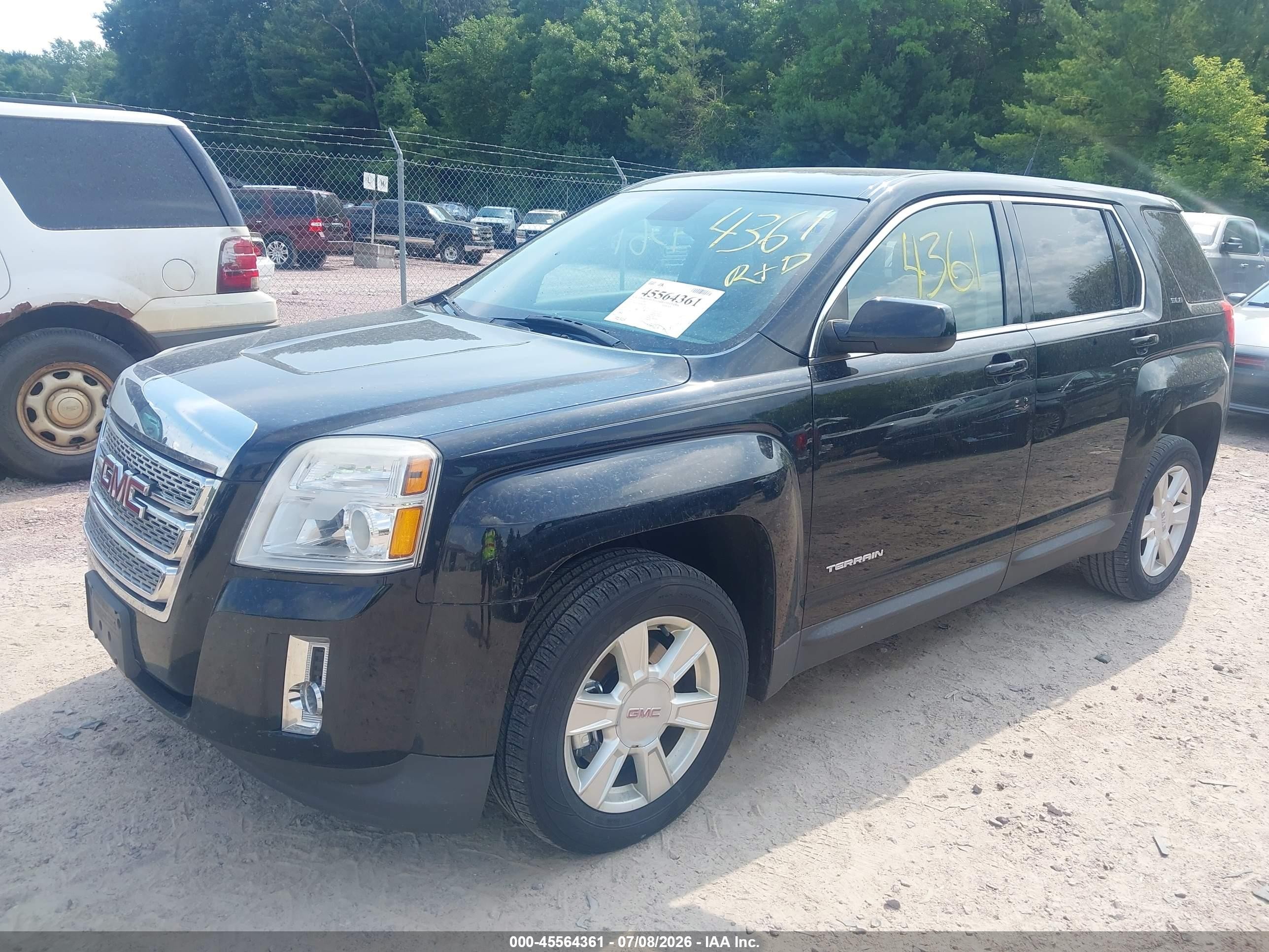 2013 Gmc Terrain Sle-1 Black vin: 2GKFLREK6D6137669