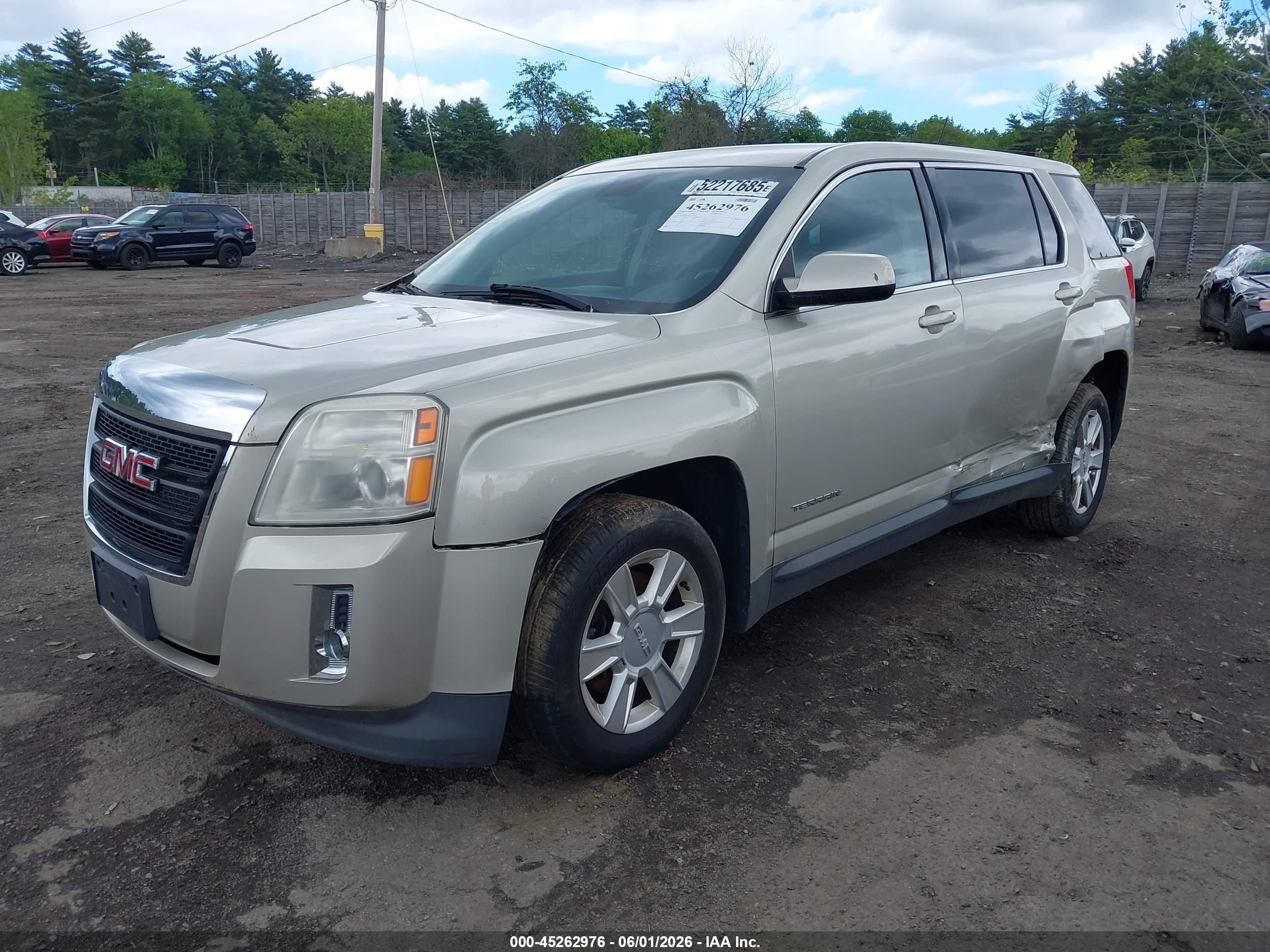 2013 Gmc Terrain Sle-1 Beige vin: 2GKFLREK6D6301633