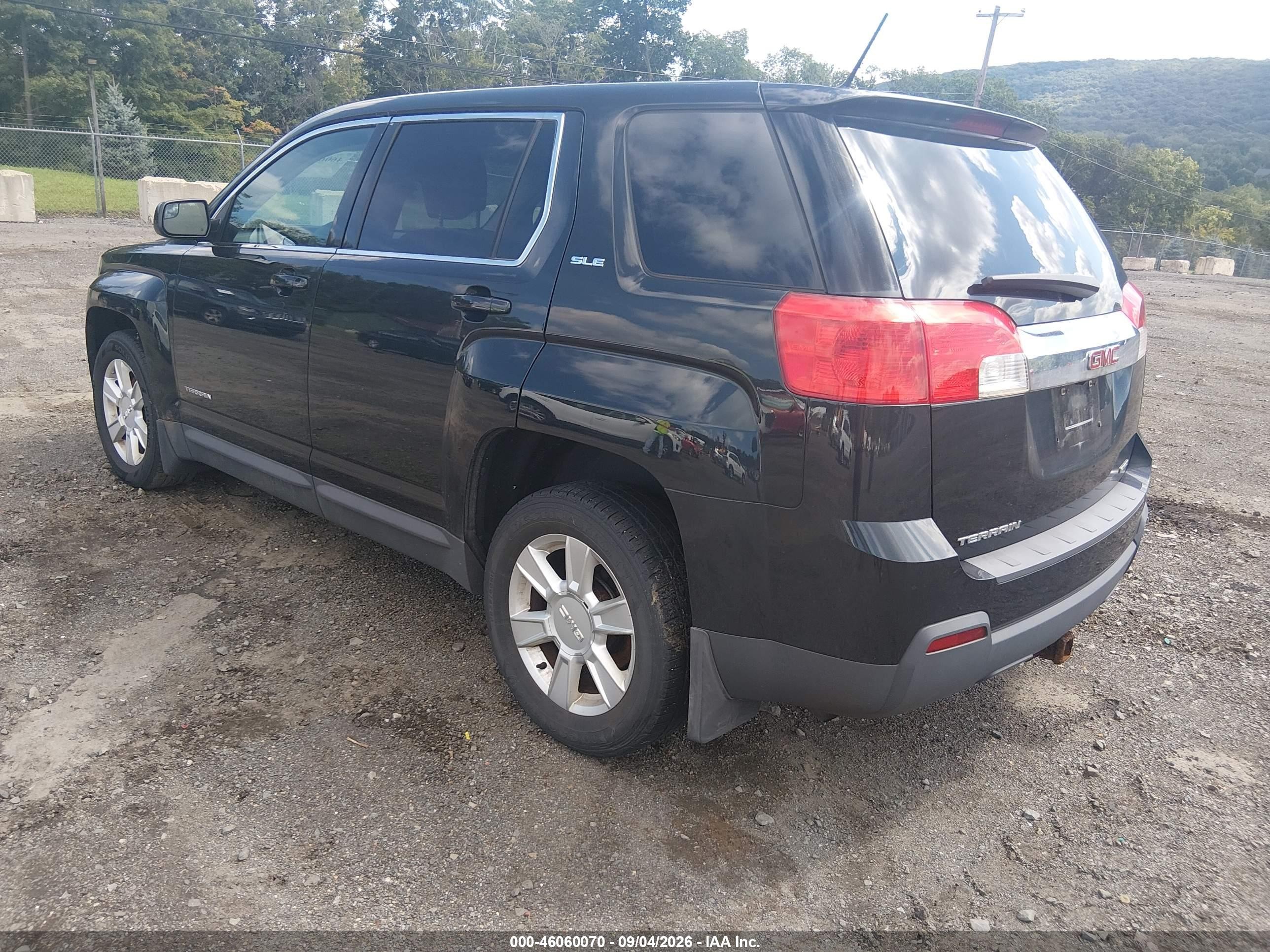 2013 Gmc Terrain Sle-1 Black vin: 2GKFLREK6D6359869