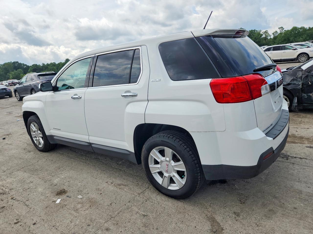 2013 Gmc Terrain Sle White vin: 2GKFLREK6D6418662