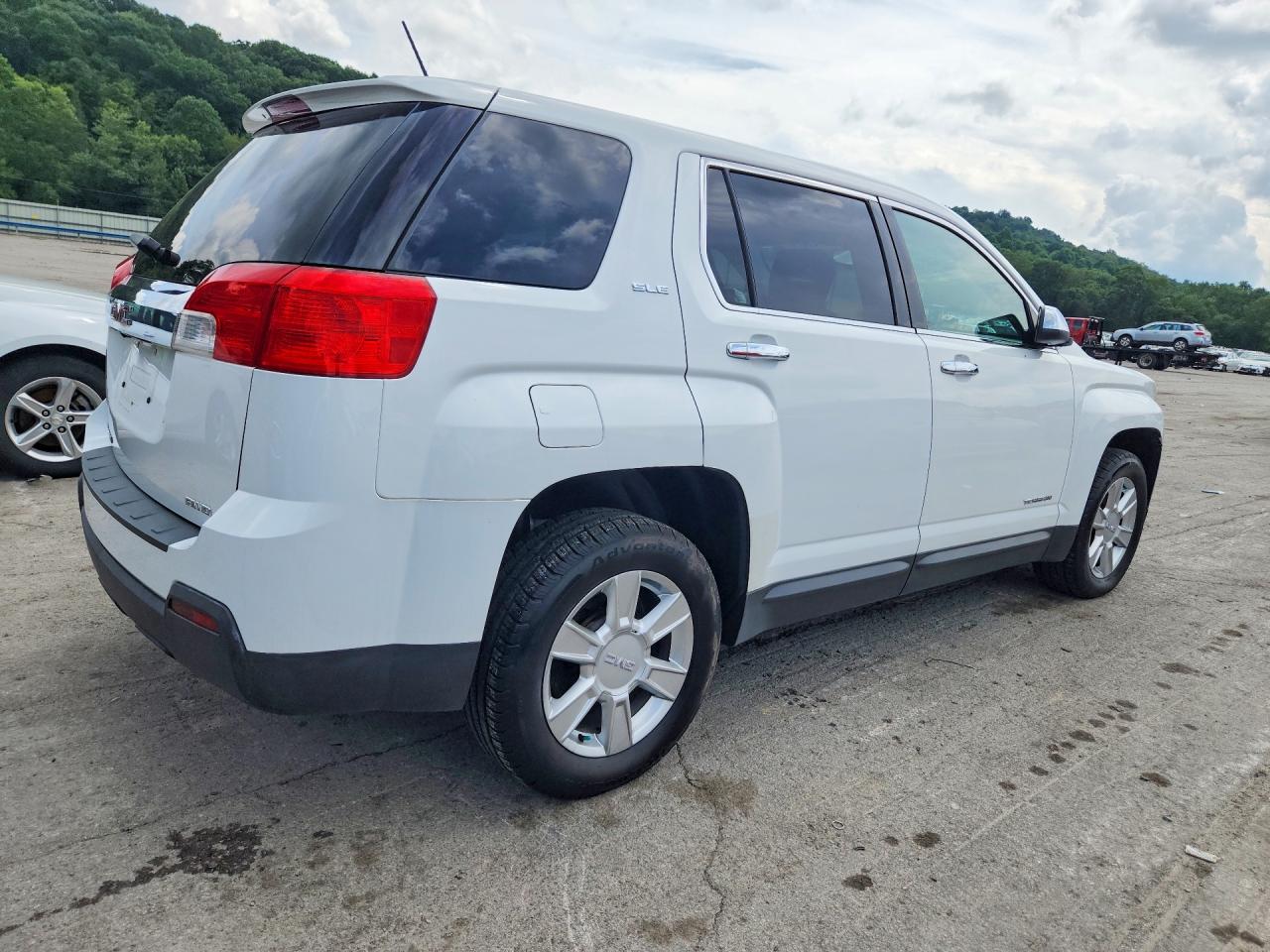 2013 Gmc Terrain Sle White vin: 2GKFLREK6D6418662