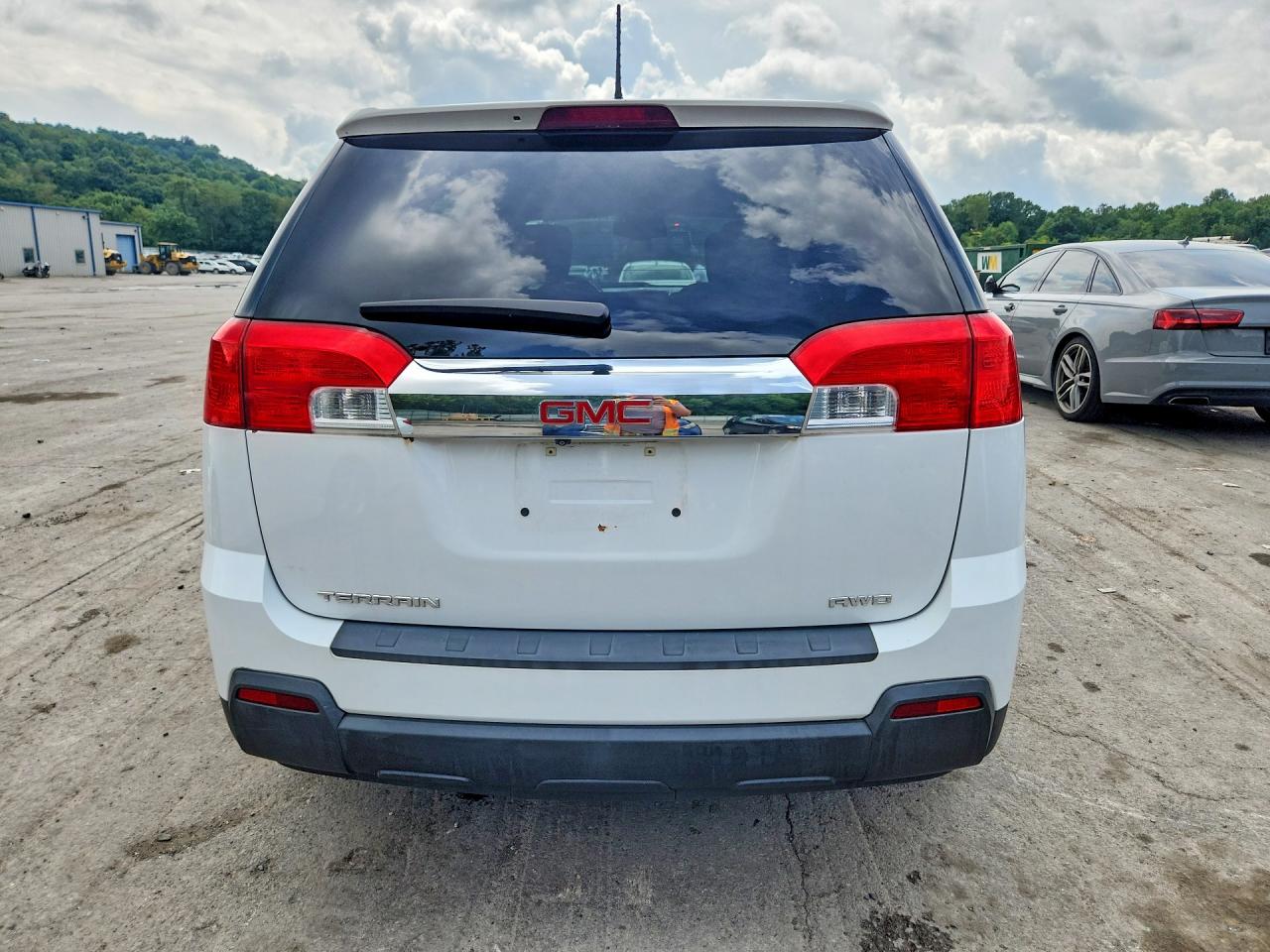 2013 Gmc Terrain Sle White vin: 2GKFLREK6D6418662
