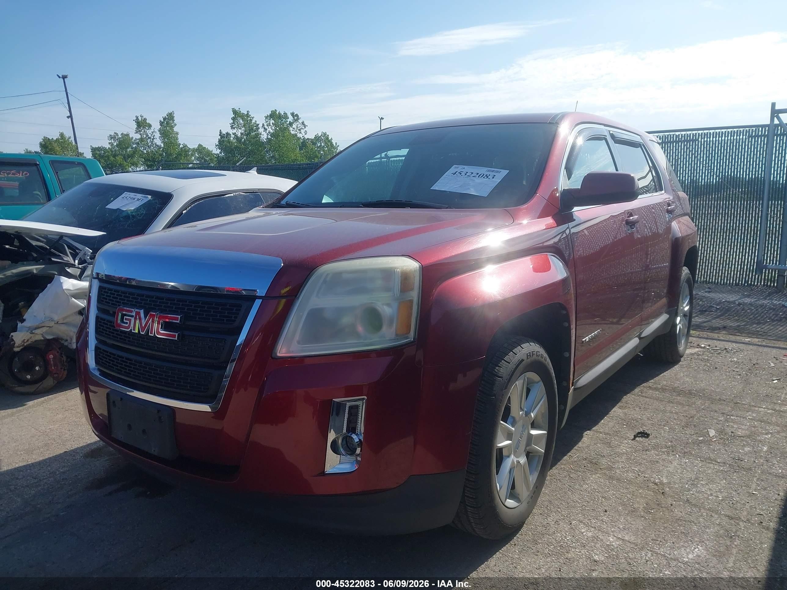 2012 Gmc Terrain Sle-1 Красный vin: 2GKFLREK7C6227539