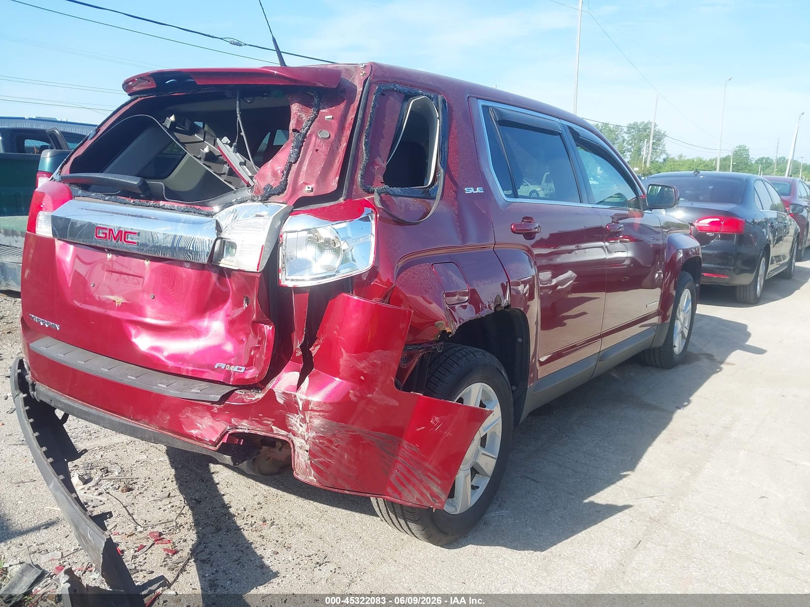 2012 Gmc Terrain Sle-1 Красный vin: 2GKFLREK7C6227539