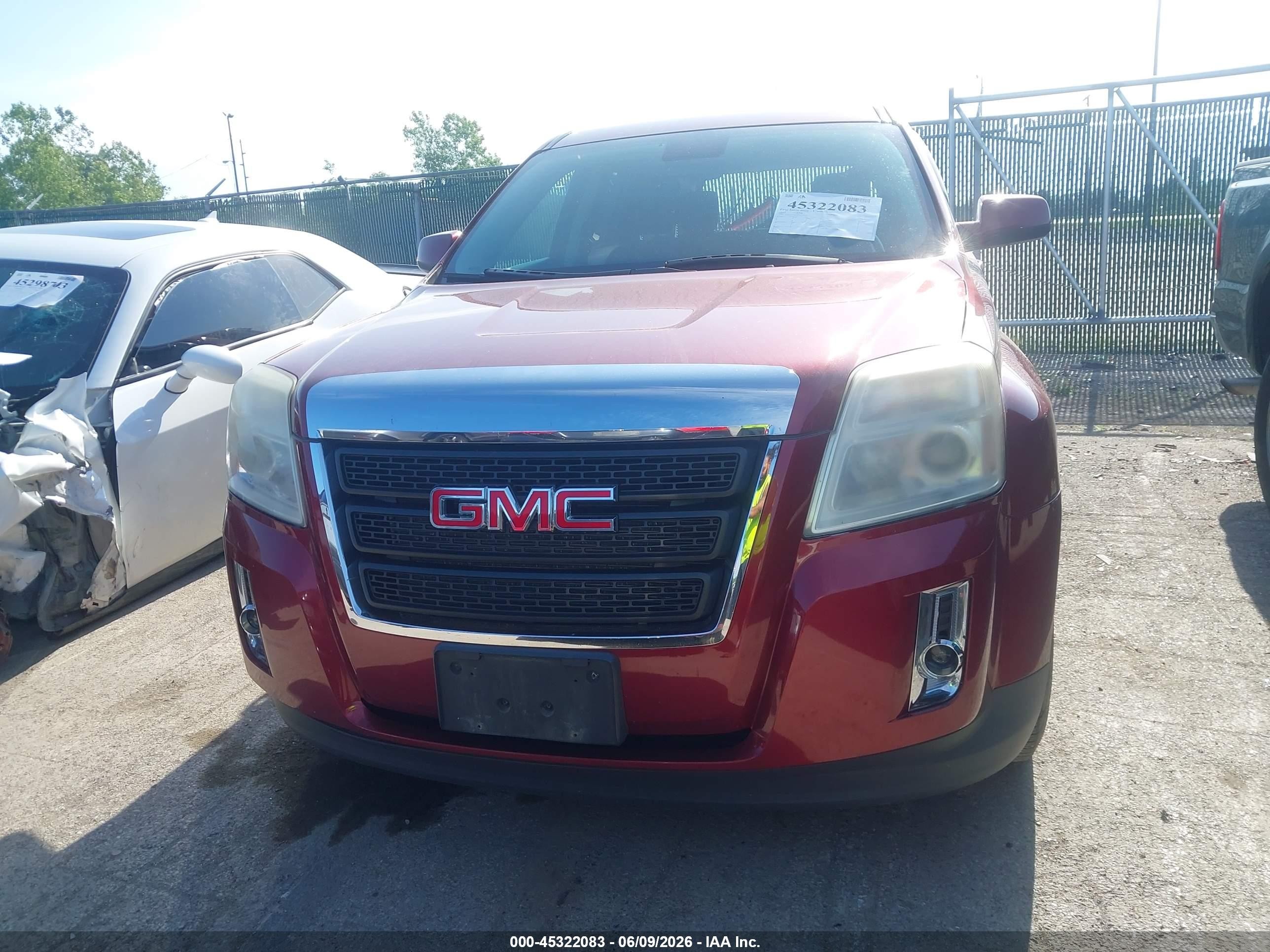 2012 Gmc Terrain Sle-1 Красный vin: 2GKFLREK7C6227539