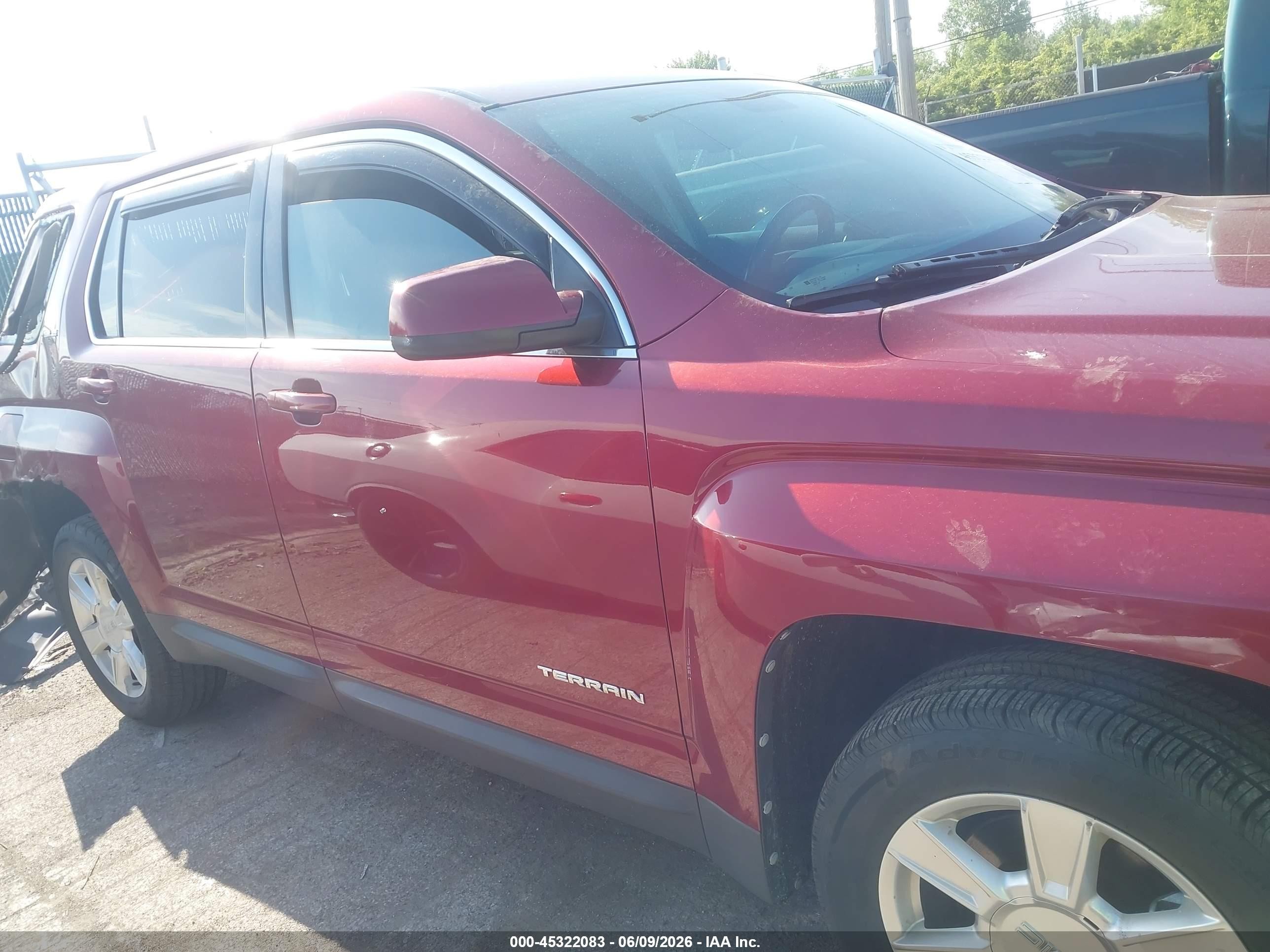2012 Gmc Terrain Sle-1 Красный vin: 2GKFLREK7C6227539